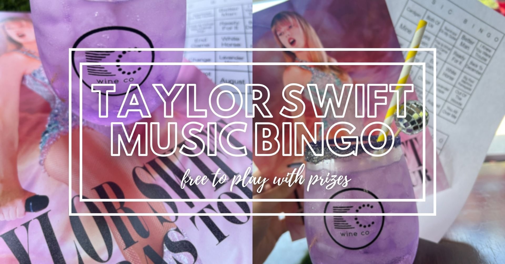Taylor Swift Music Bingo