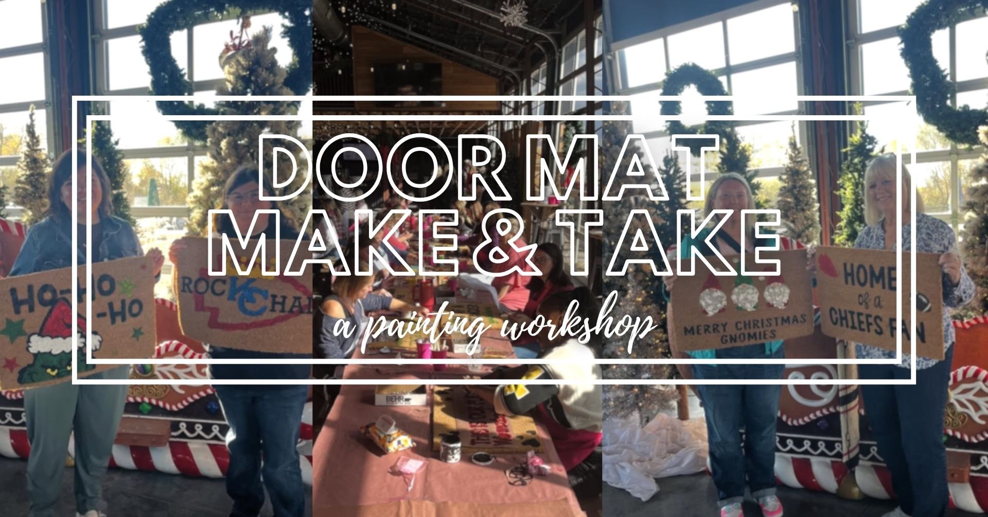 Door Mat Painting Workshop: Make & Take
