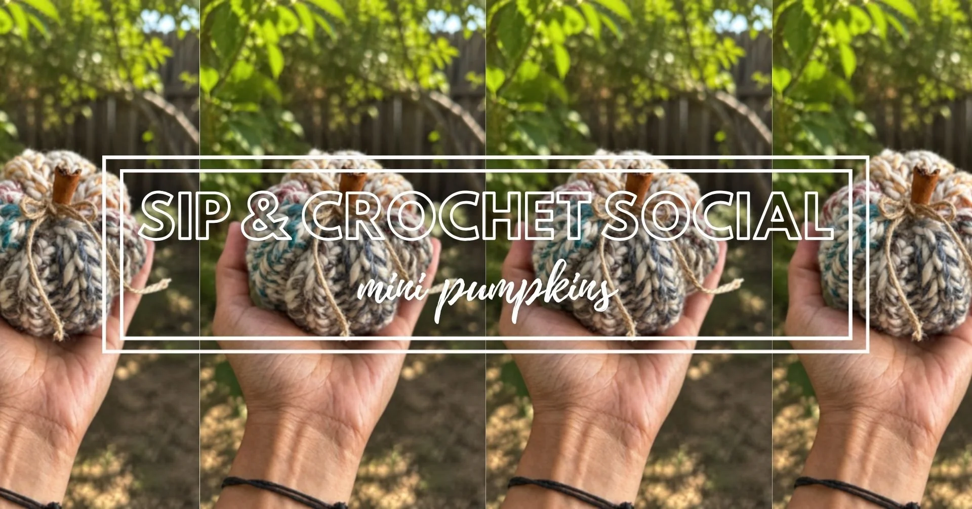 Sip & Crochet Social: Mini Pumpkins (ticketed)