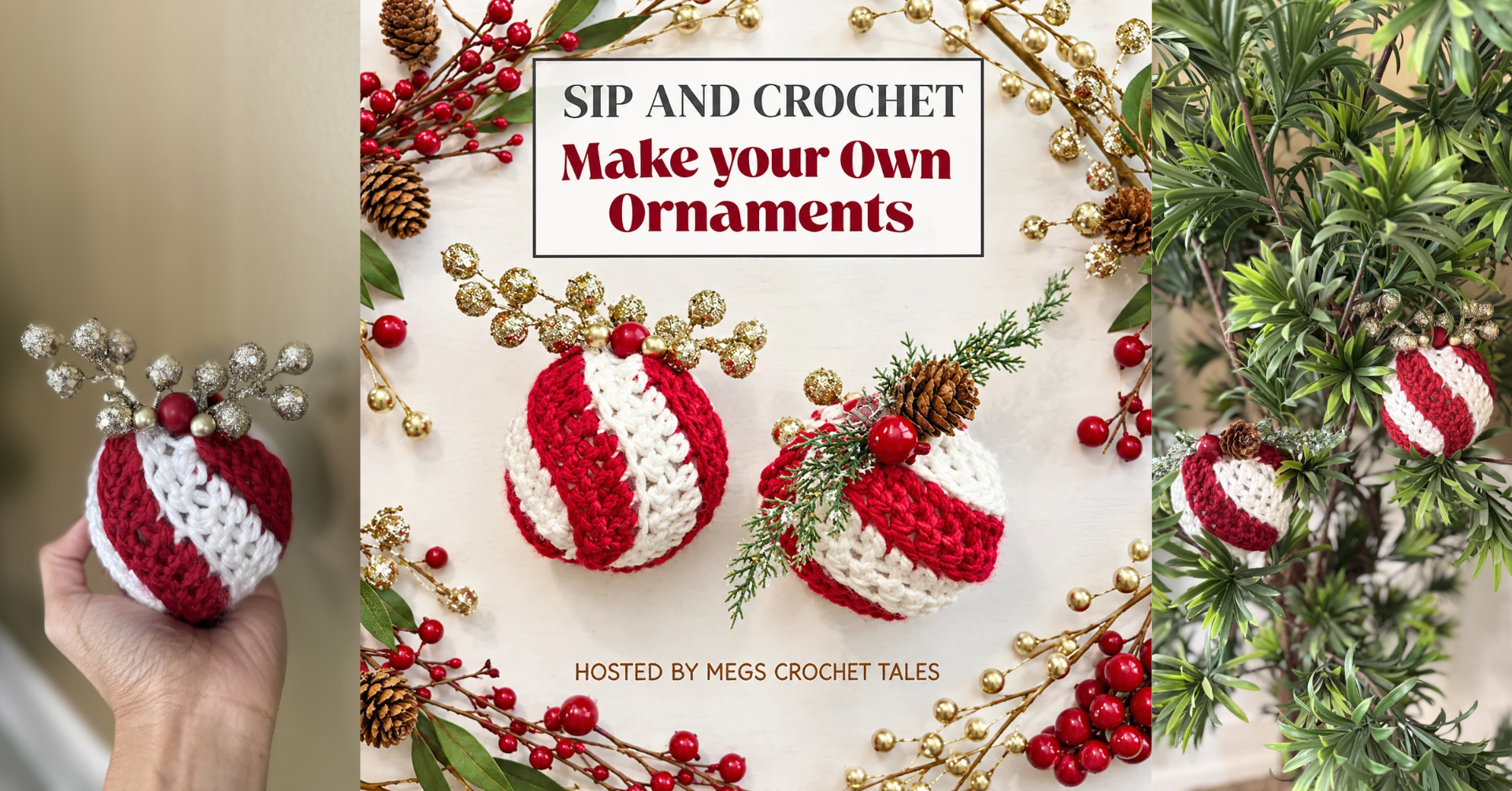 Sip & Crochet: Make Your Own Ornament