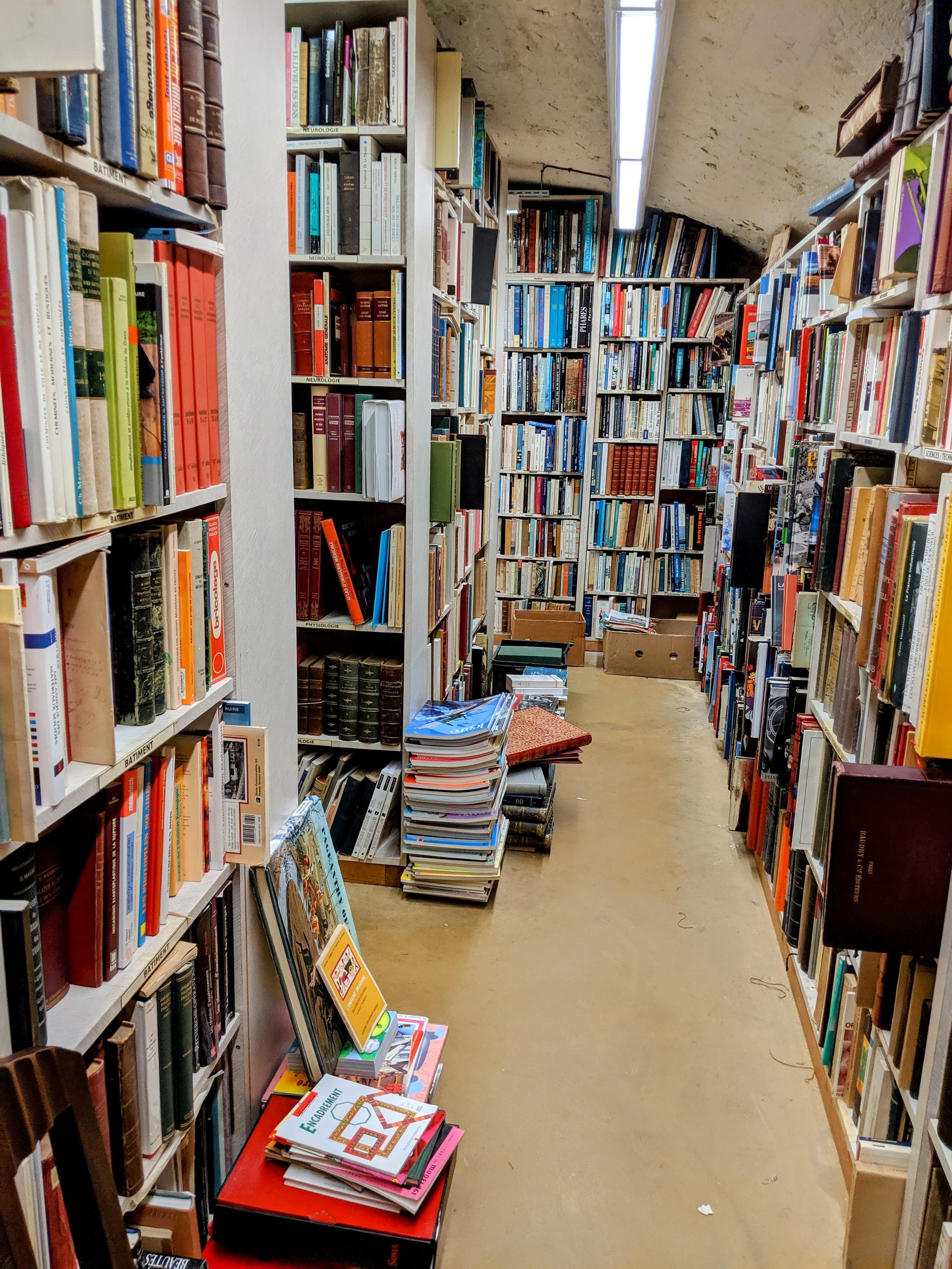 a bookstore in France
