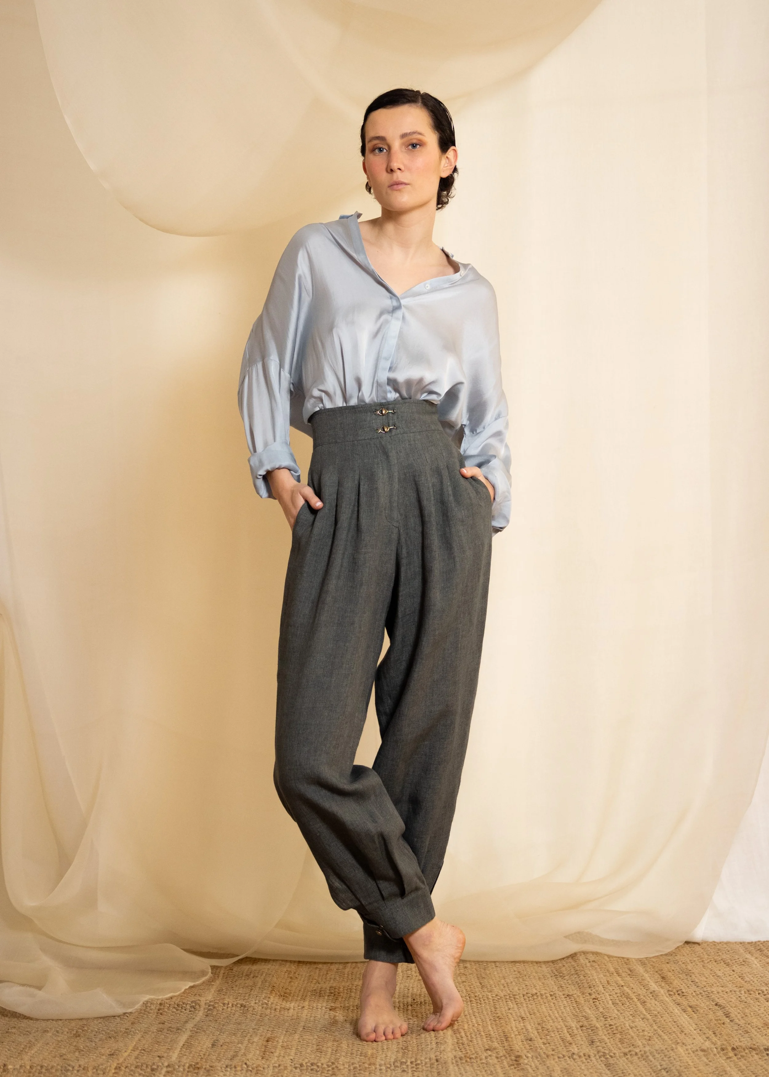 Camisa Jazz en Cupro Satén
