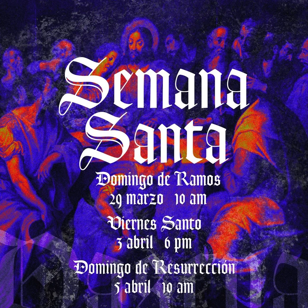 "Fue oprimido y afligido, Pero no abri&oacute; Su boca. Como cordero que es llevado al matadero..."

&iexcl;Ven y adora al que sostiene todas las cosas por la palabra de Su poder!

&iexcl;&Uacute;nete a nuestro programa de Semana Santa! 
Do