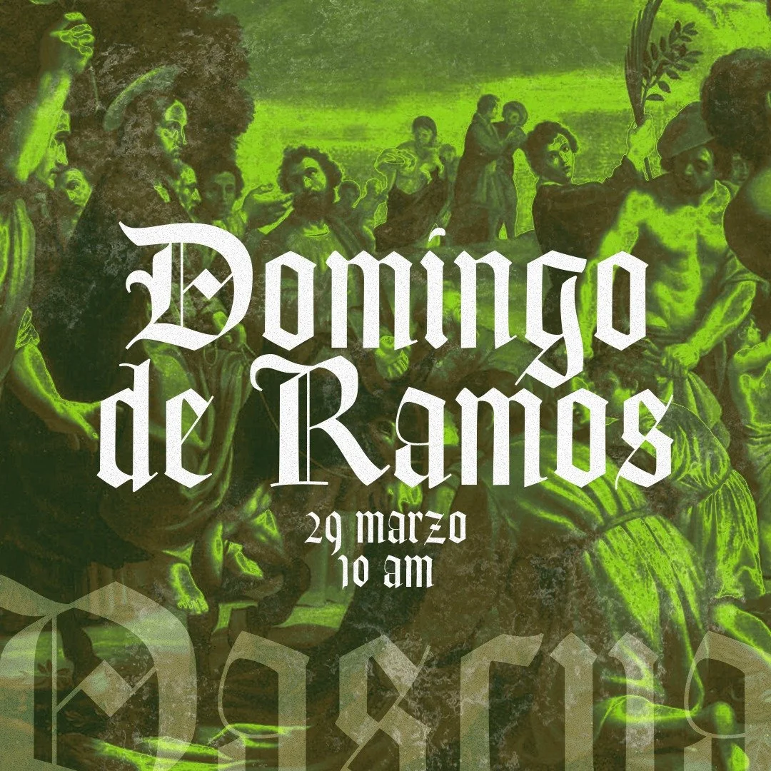 🌿 &iexcl;Te esperamos ma&ntilde;ana para el servicio de Domingo de Ramos! 🙌

 Tomaron hojas de las palmas y salieron a recibir a Jes&uacute;s, y gritaban: &laquo;&iexcl;Hosanna! Bendito el que viene en el nombre del Se&ntilde;or, el Rey de Israel&r