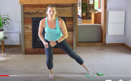 4 exercices super efficaces avec ''glissettes''