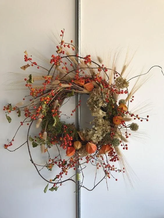 Foraged Fall Wreath