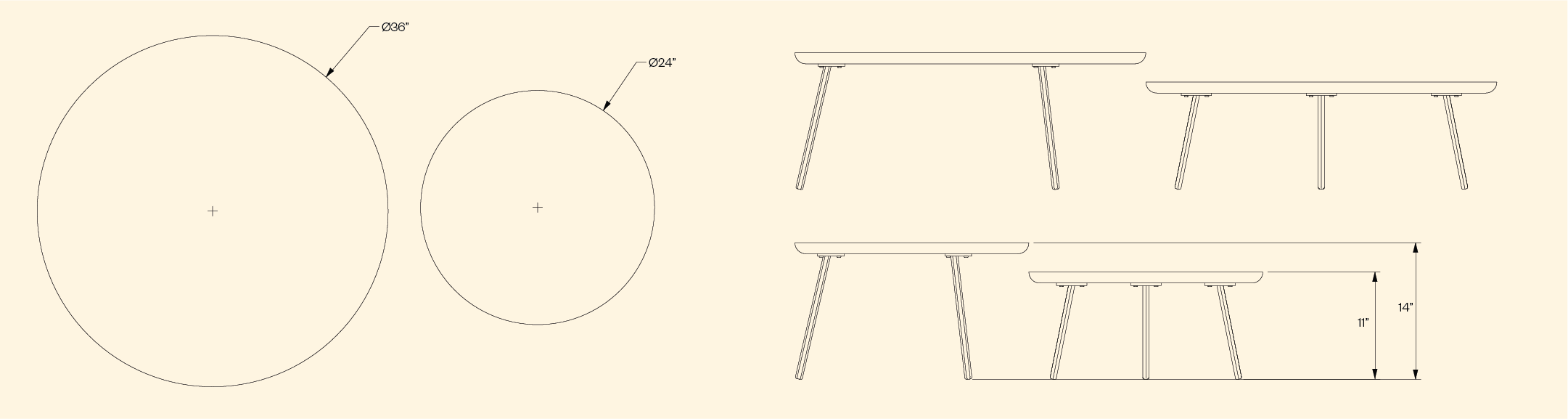 Cloverdale Coffee Table — Studio Bramble