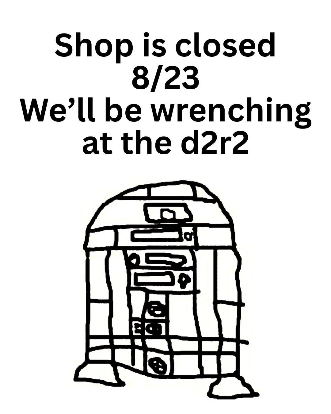 SATURDAY 8/22 WE WILL BE CLOSED

Because we are either riding or offering mid ride support to cyclists doing the D2R2

Don't know what that is check out: https://d2r2.franklinlandtrust.org/

Maybe your riding too!  see you there

#d2r2 #gravelcycling