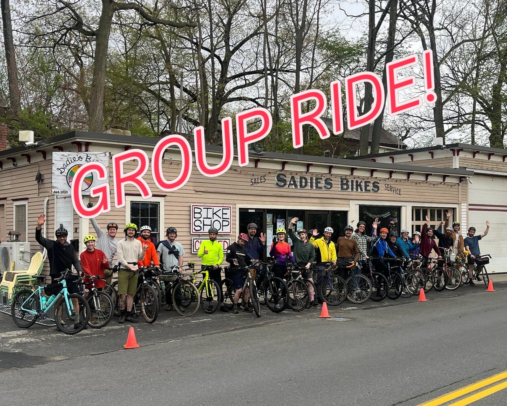 Hey friends! 

This thursday&rsquo;s group ride will be the the same route as the last, since we postponed for the rain last thursday. 

The plan for the longer ride is a 23-mile, 30% unpaved route through Montague and Gill. There are a couple of rou