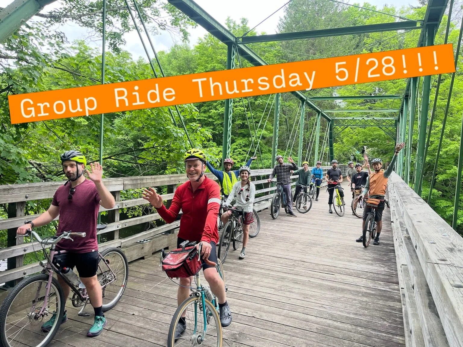 Hey folks,

We ride again!  This Thursday, we are riding a Lead MTB route from Victor and an unlead chill ride down the bike path.

The MTB ride will return to Montague Plains.  Should be good weather and dry conditions, perfect for a nighttime shred