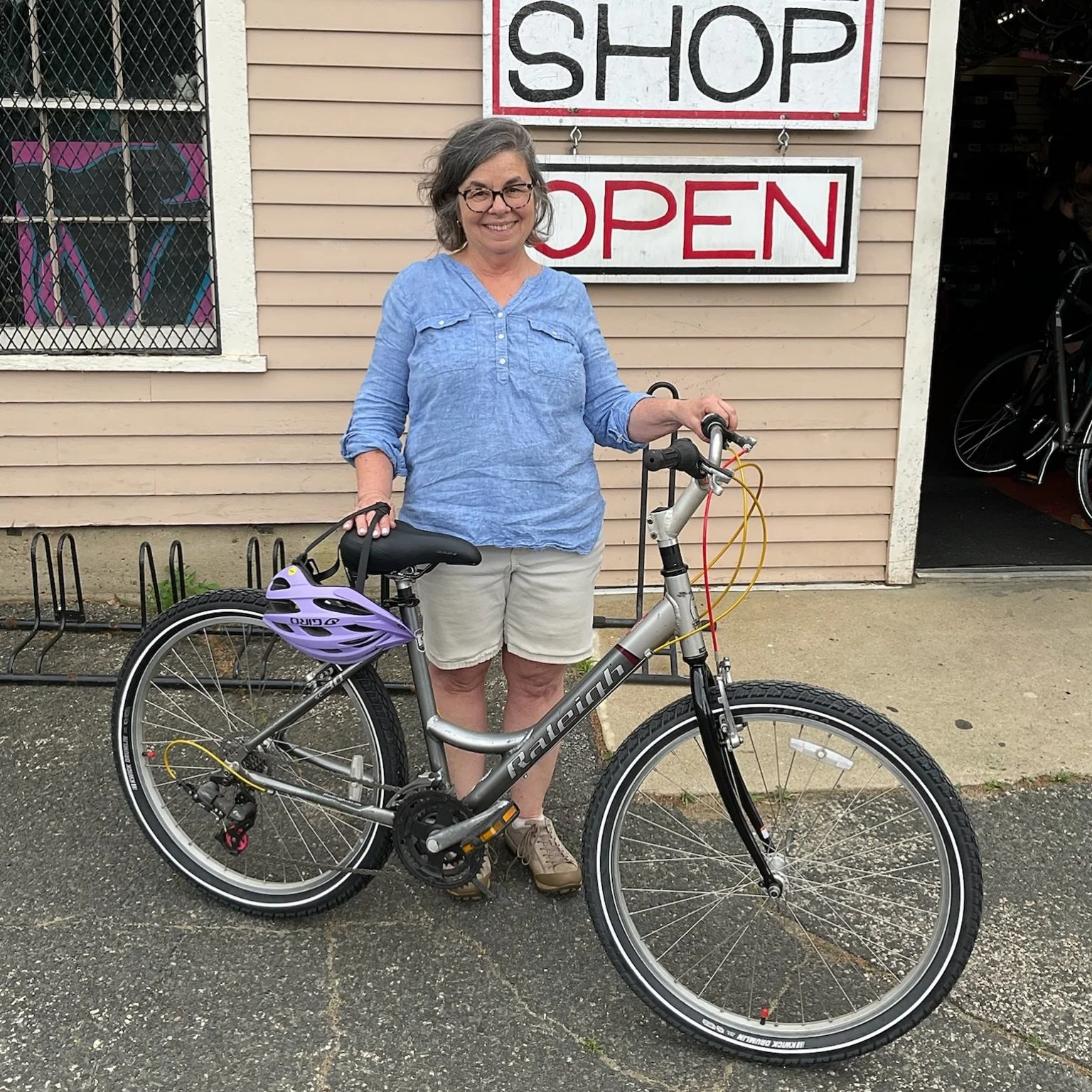 Wheelin&rsquo; Again Wednesday!

Here are some folks that are back on bikes! 
Whether it is time to size up to your next bike, or if you want a bike to explore a different kind of terrain, or if you need a different bike designed to ride more comfort