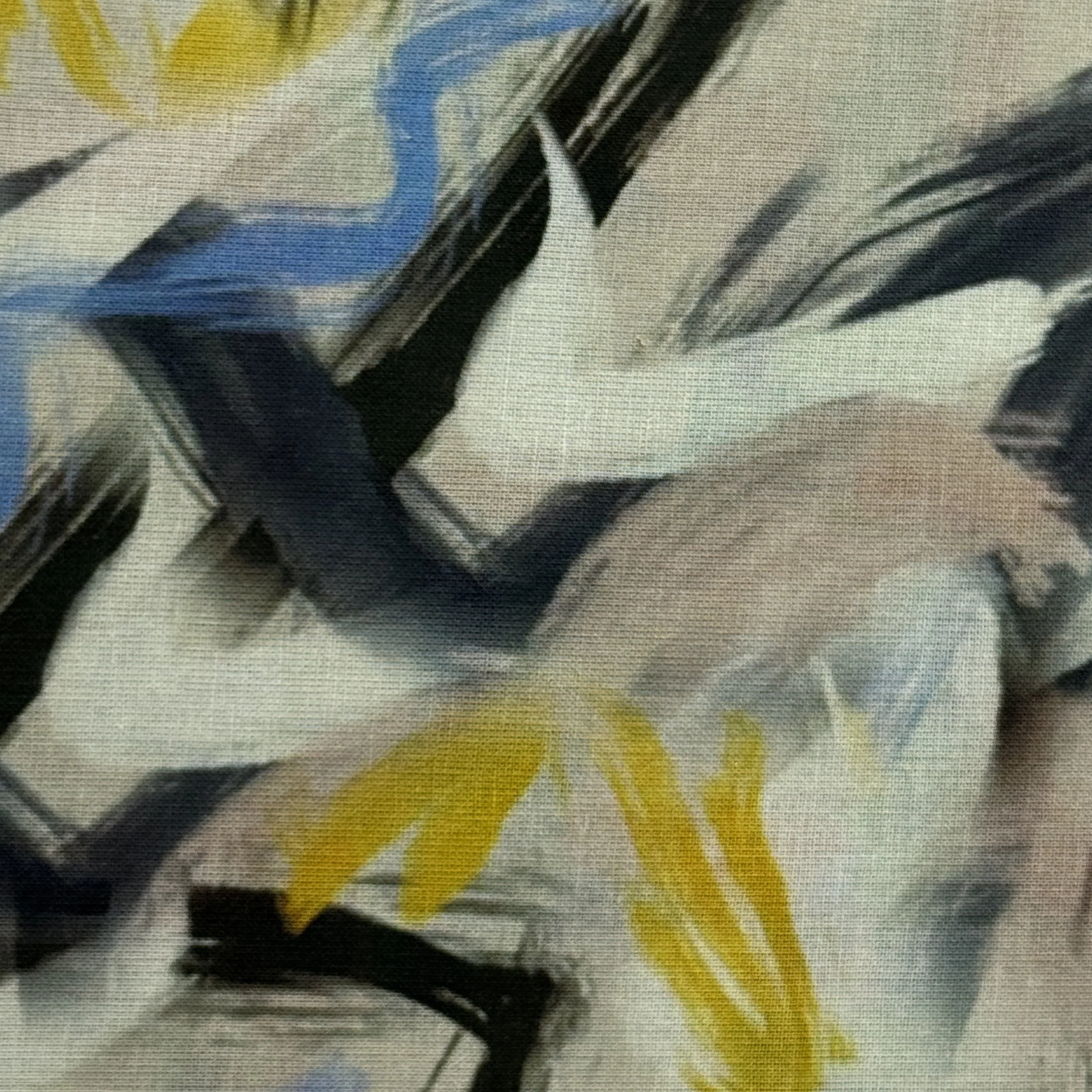 Linen Cotton Digital Print, Weave & Color