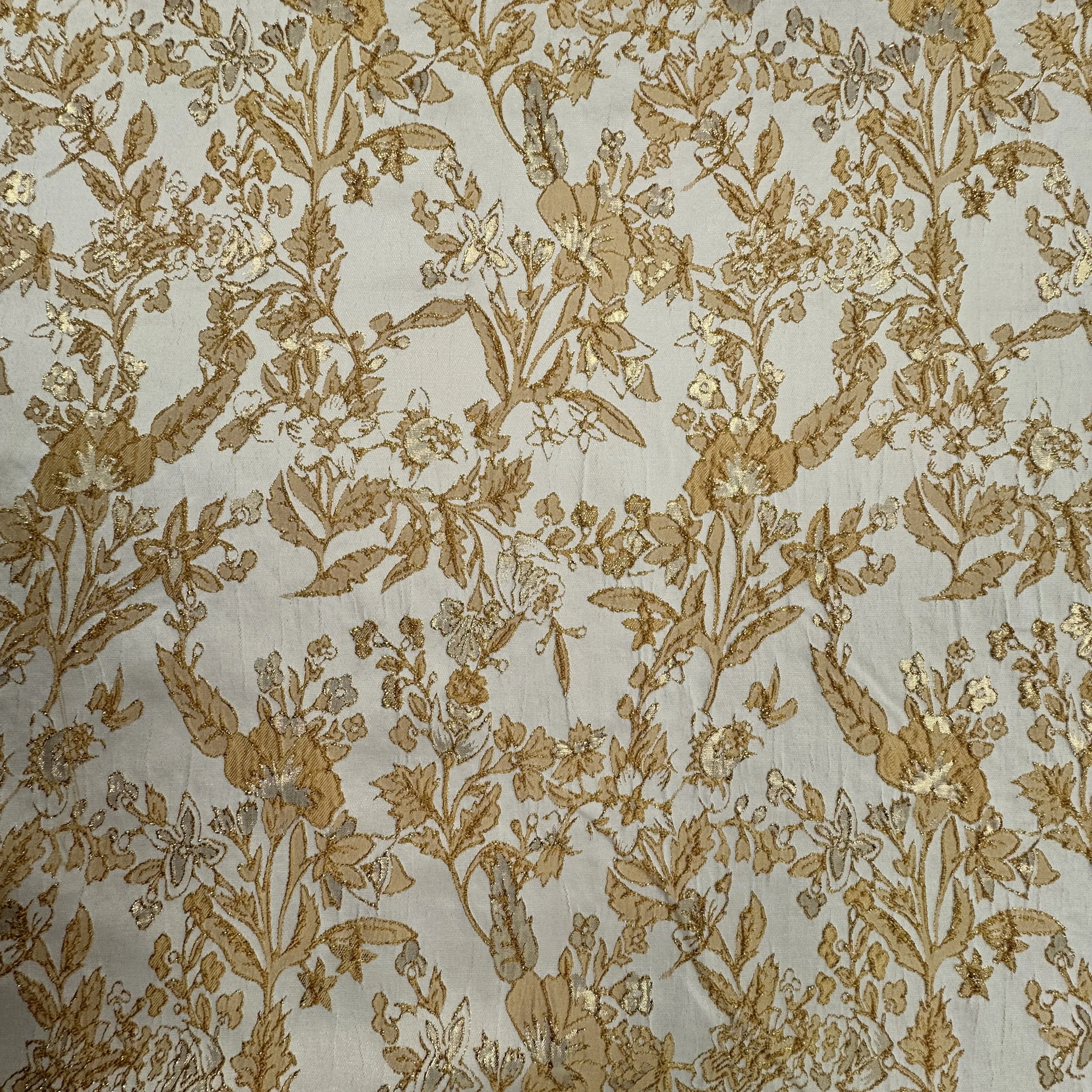Bamboo Viscose Brocade - Golden Royale