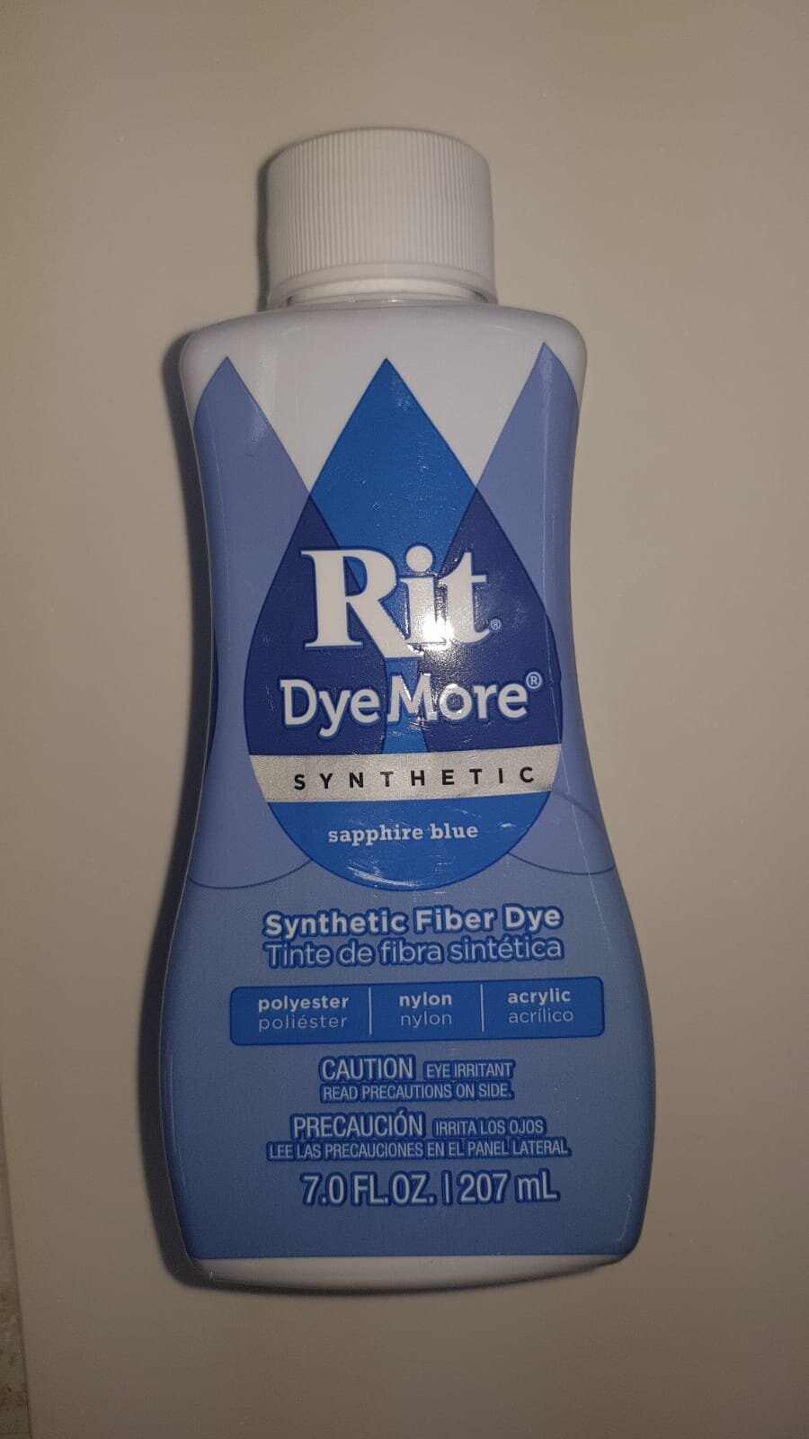 New Rit DyeMore Synthetic Fiber Dye Sapphire Blue Polyester Nylon