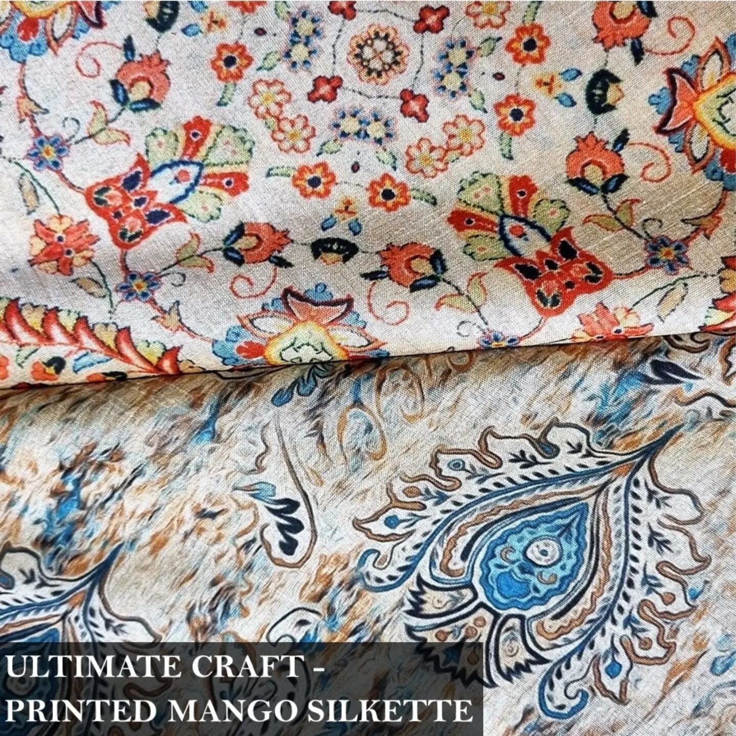 ULTIMATE CRAFT - Printed Mango Silkette.
A light and breathable silk blend with gorgeous printed designs.
14 styles available only at Ultimate Craft!
Shop online and in store:
www.ultimatecraft.co.uk
.
.
.
.
.
.
.
.
.
.
#fabric #fabricstore #silk #si