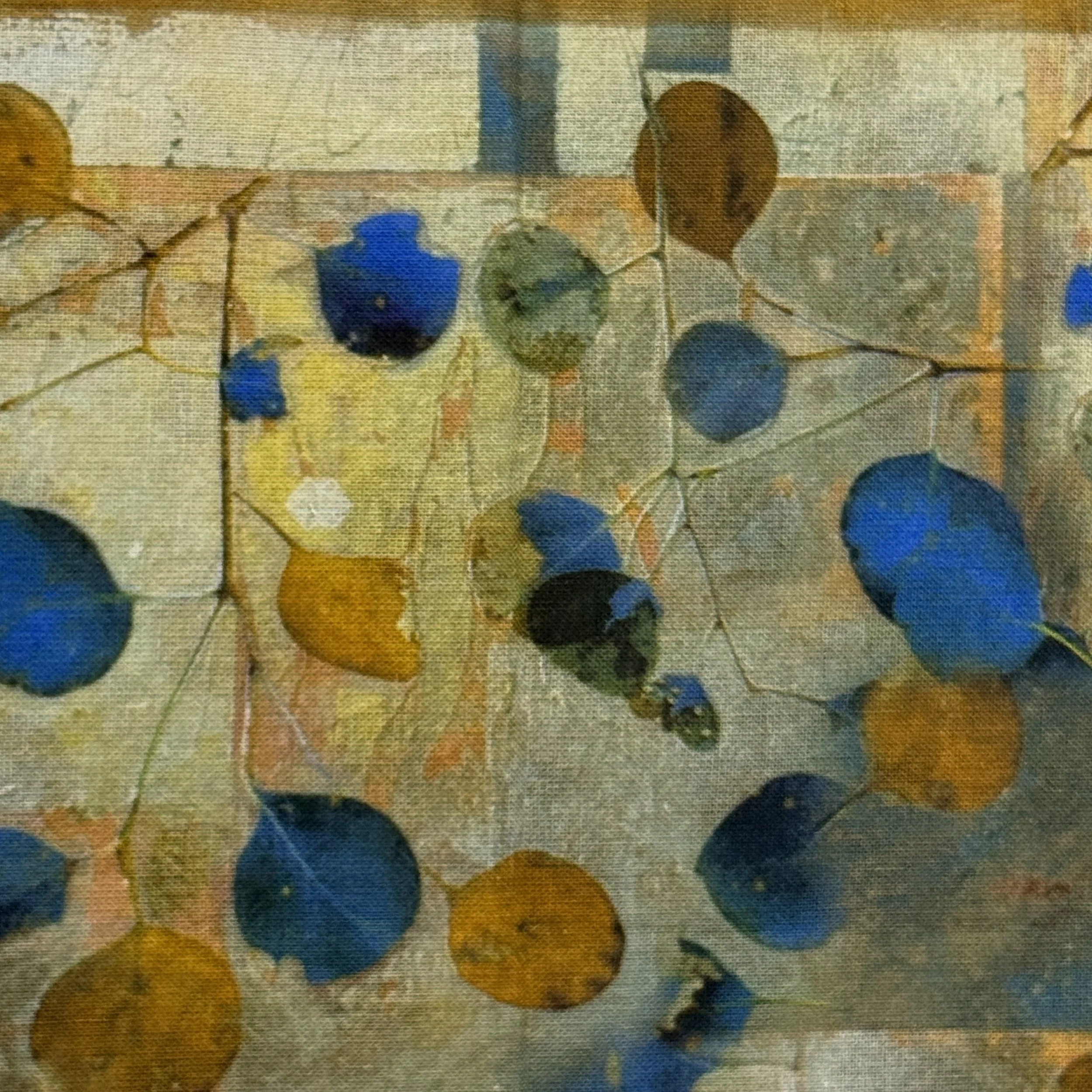 Linen Cotton Digital Print - Abstract Foliage