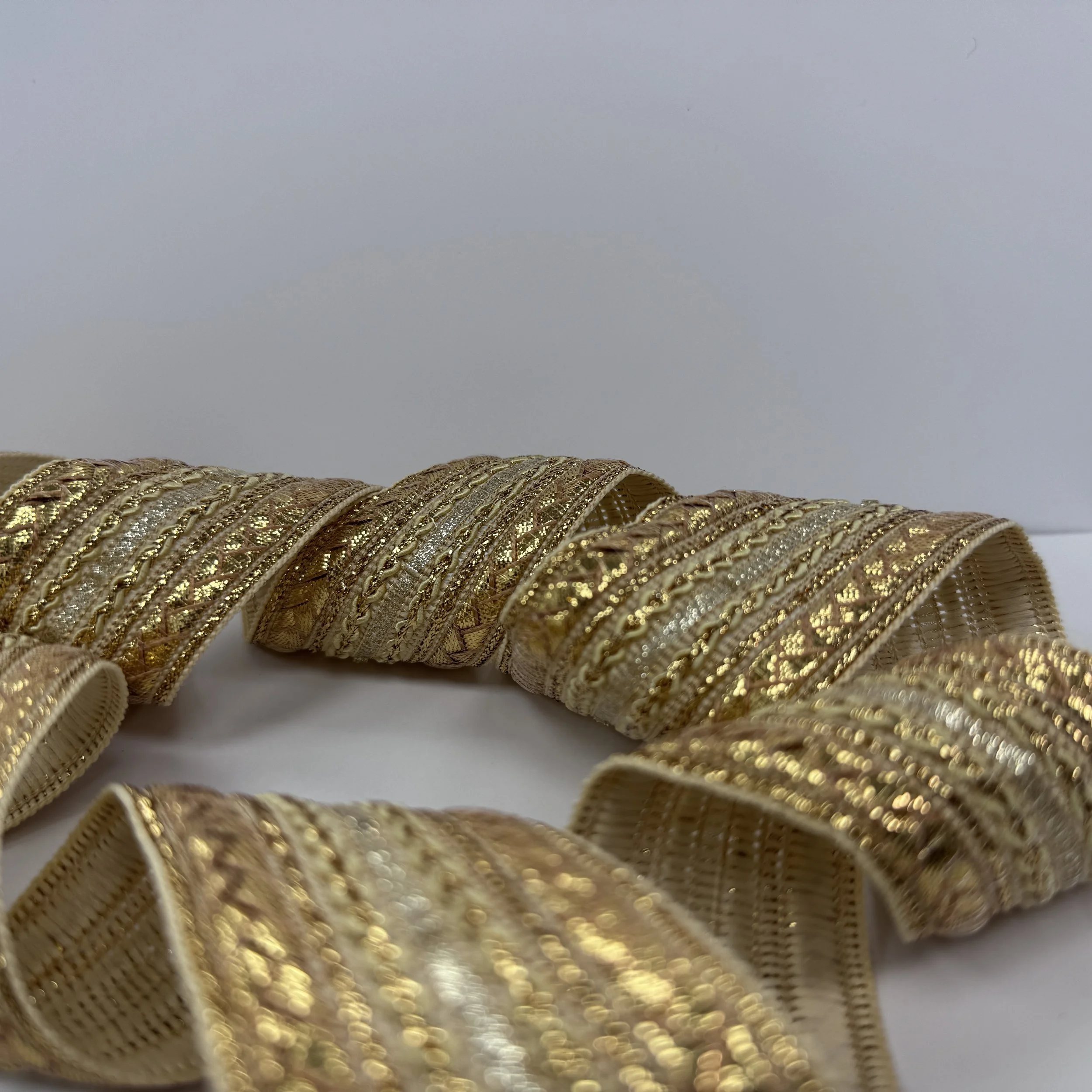 Timeless Border Lace - Cream Golden