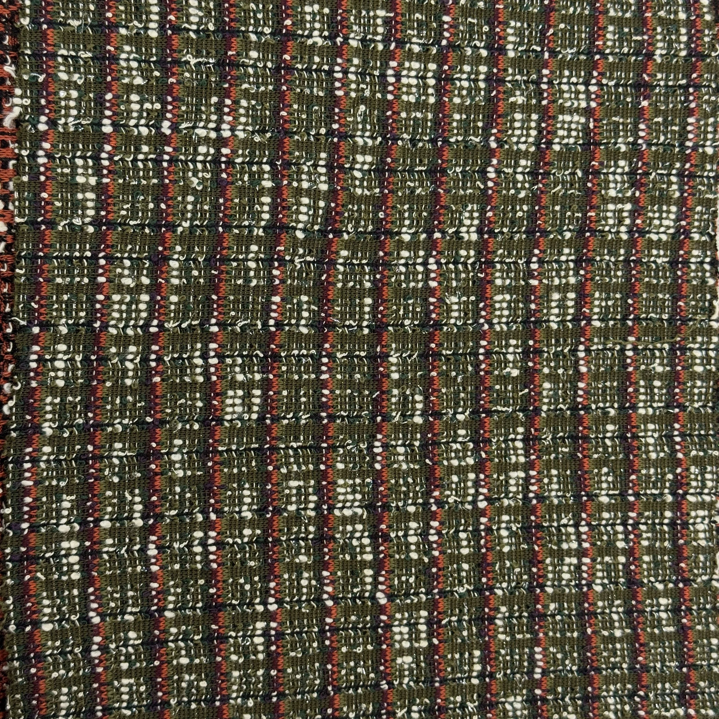 Wool Jacquard Knit - Olive - ULTIMATE CRAFT | Shop Online Now