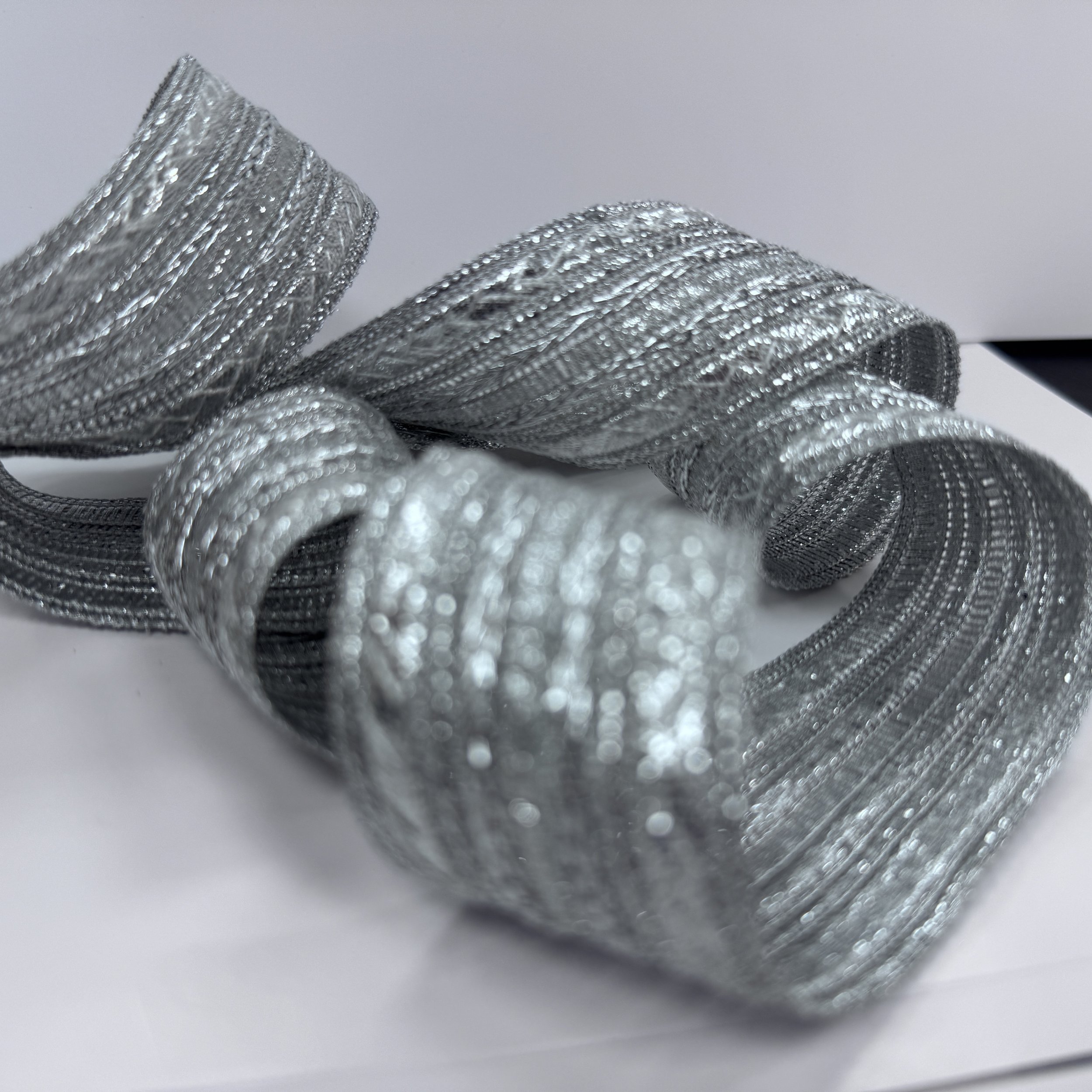 Timeless Border Lace - Silver