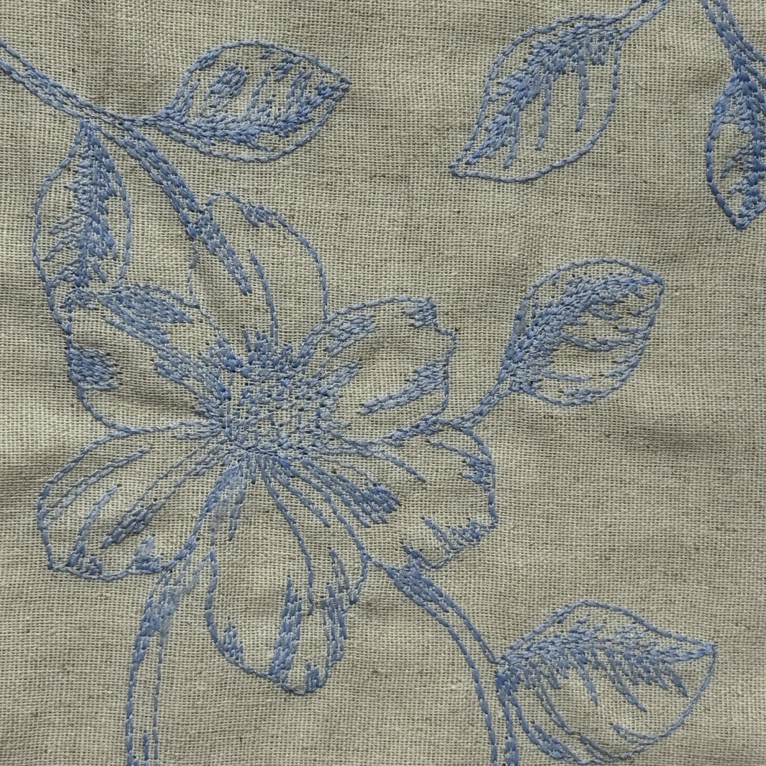 Two Tone Linen Embroidery - Design 2 - Colour 3