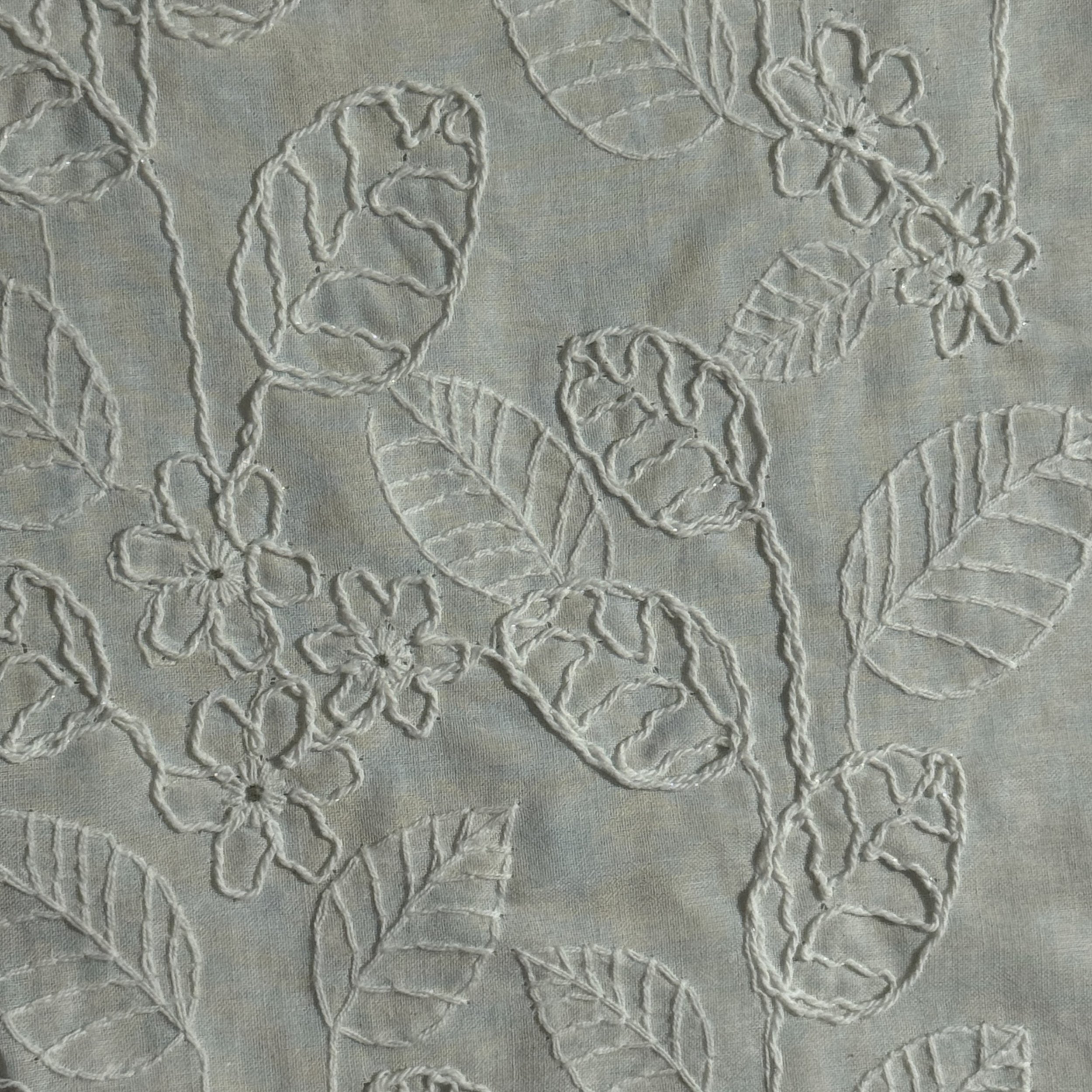 Cotton Voile Embroidery - Design 1