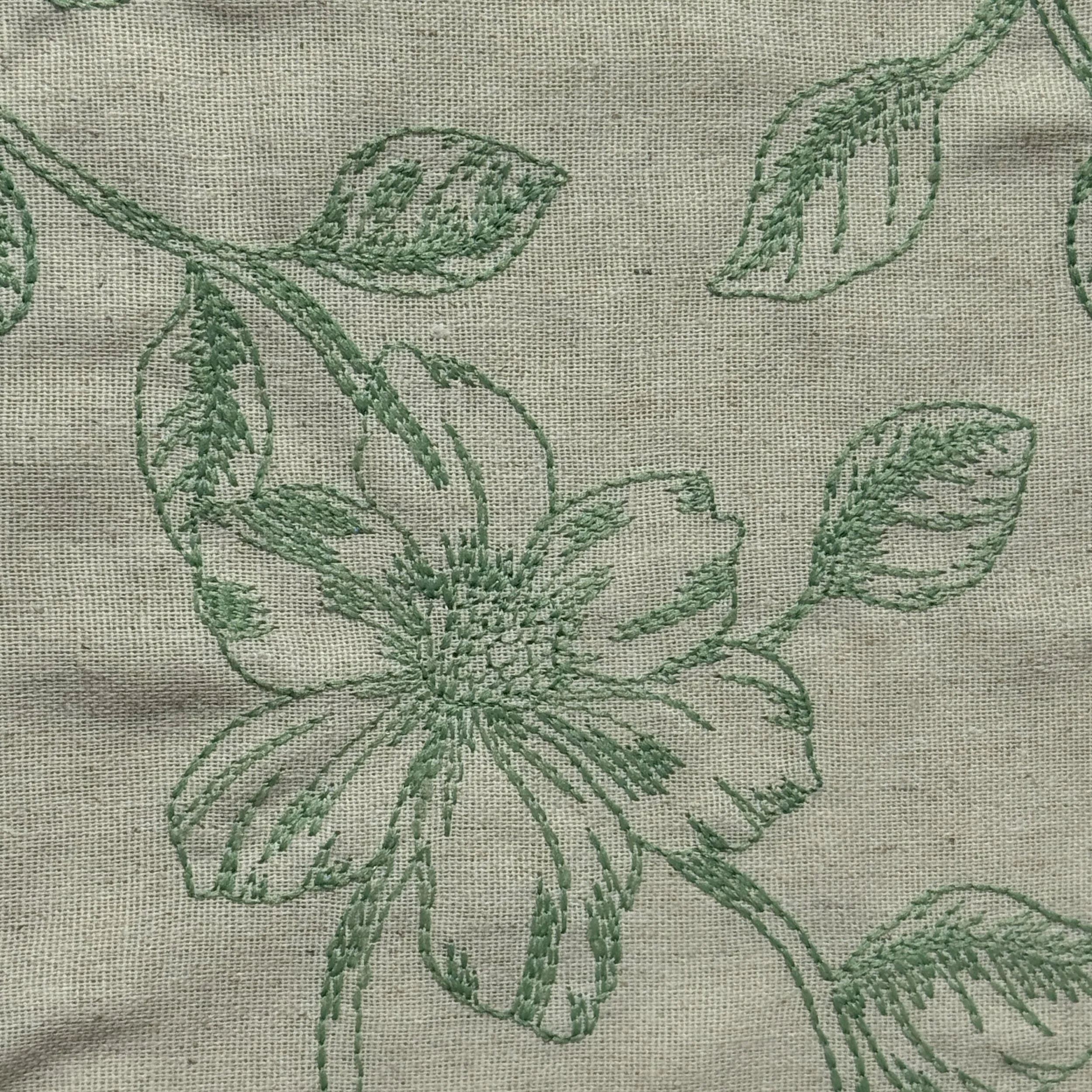 Two Tone Linen Embroidery - Design 2 - Colour 2