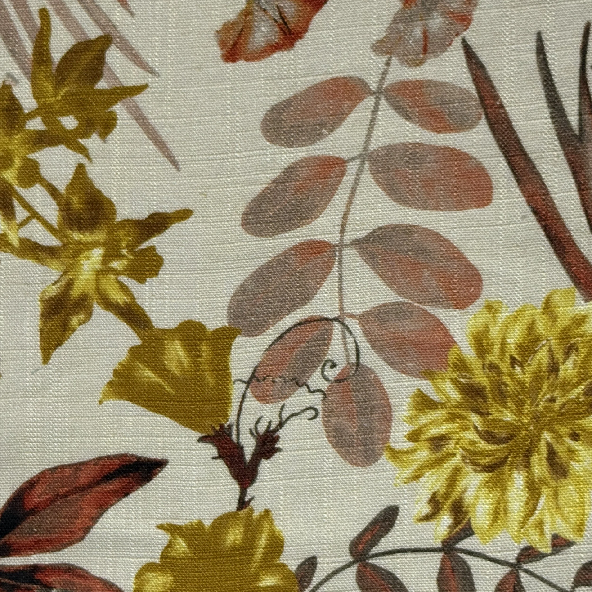 Linen Viscose Slub Digital - Leaf Serenity