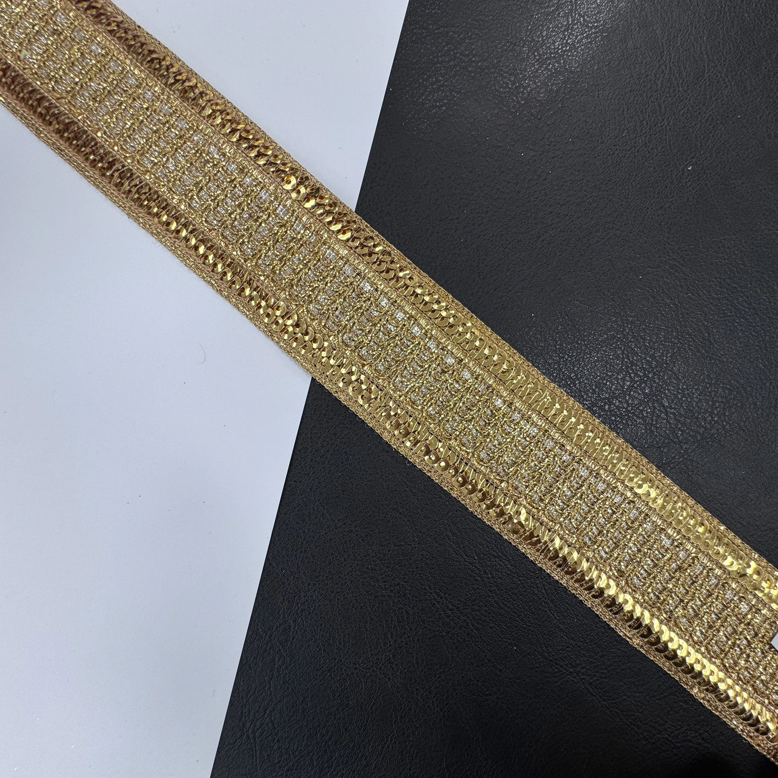 Iconic Weave Trim - Golden Peach