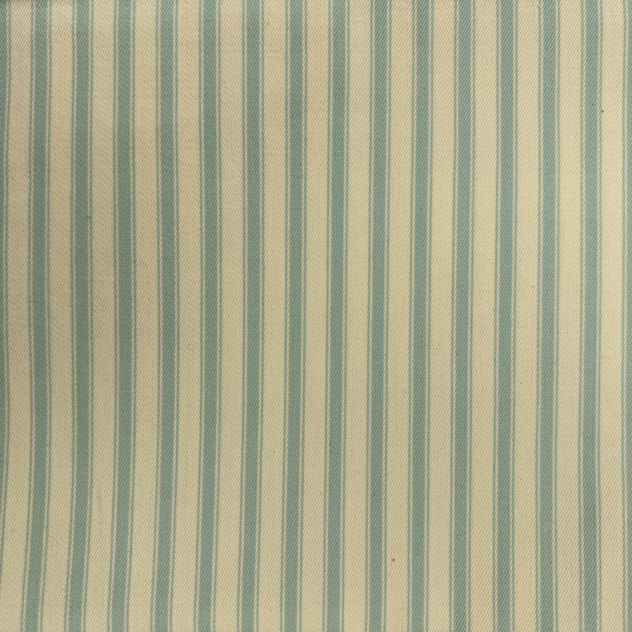 Canvas Ticking Stripes - Pale Aqua