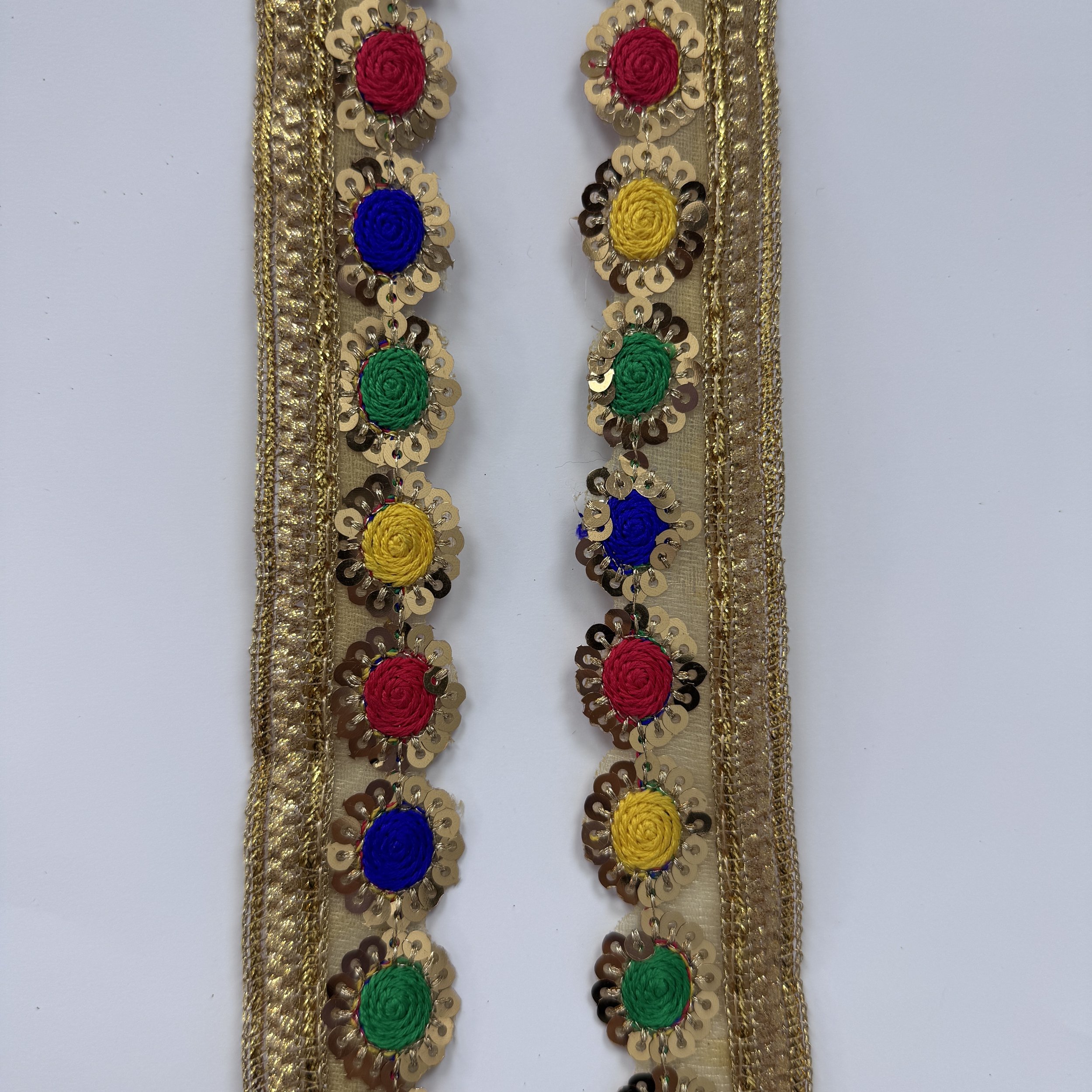 Elite Rainbow Trim - Deep Shades on Gold