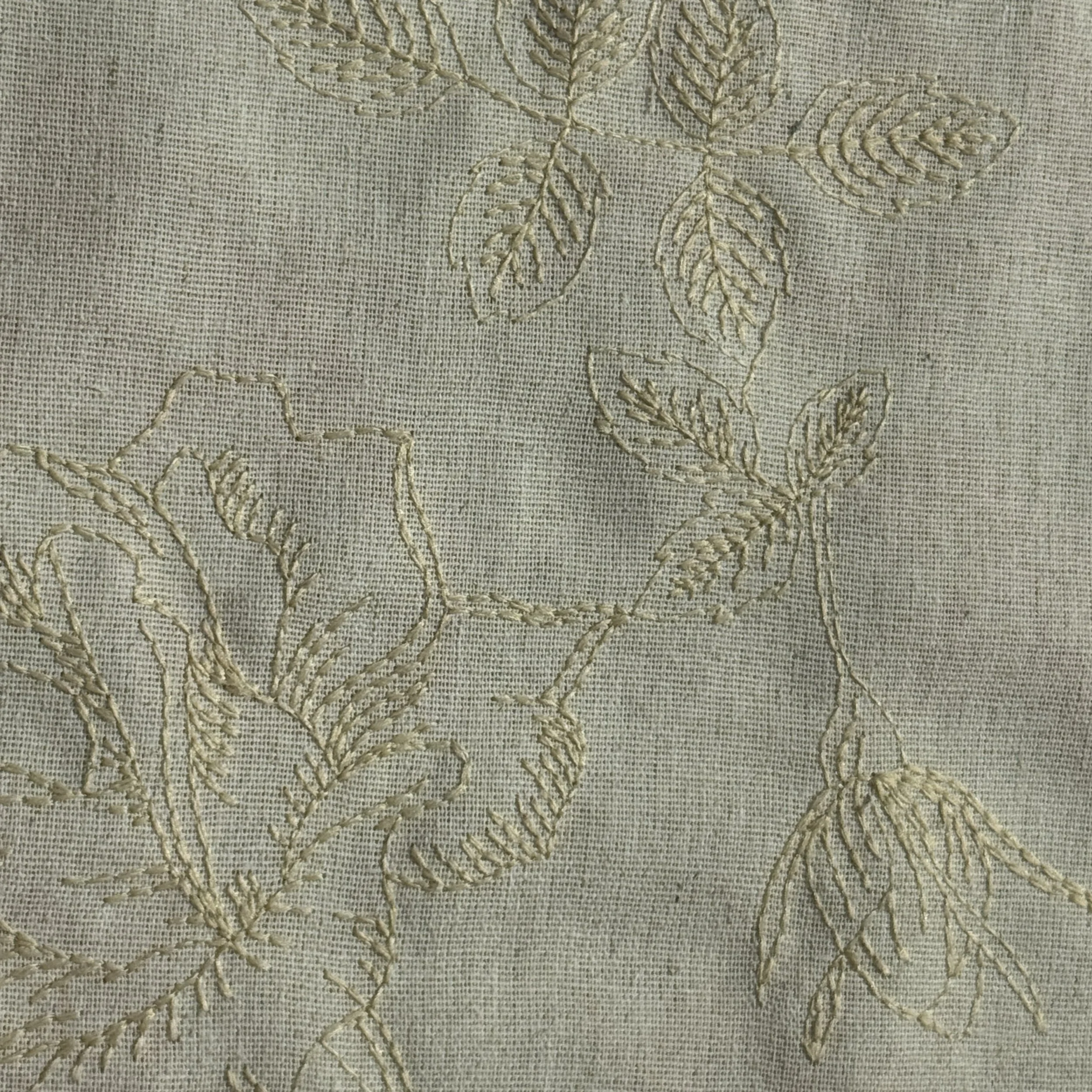Two Tone Linen Embroidery - Design 1 - Colour 1