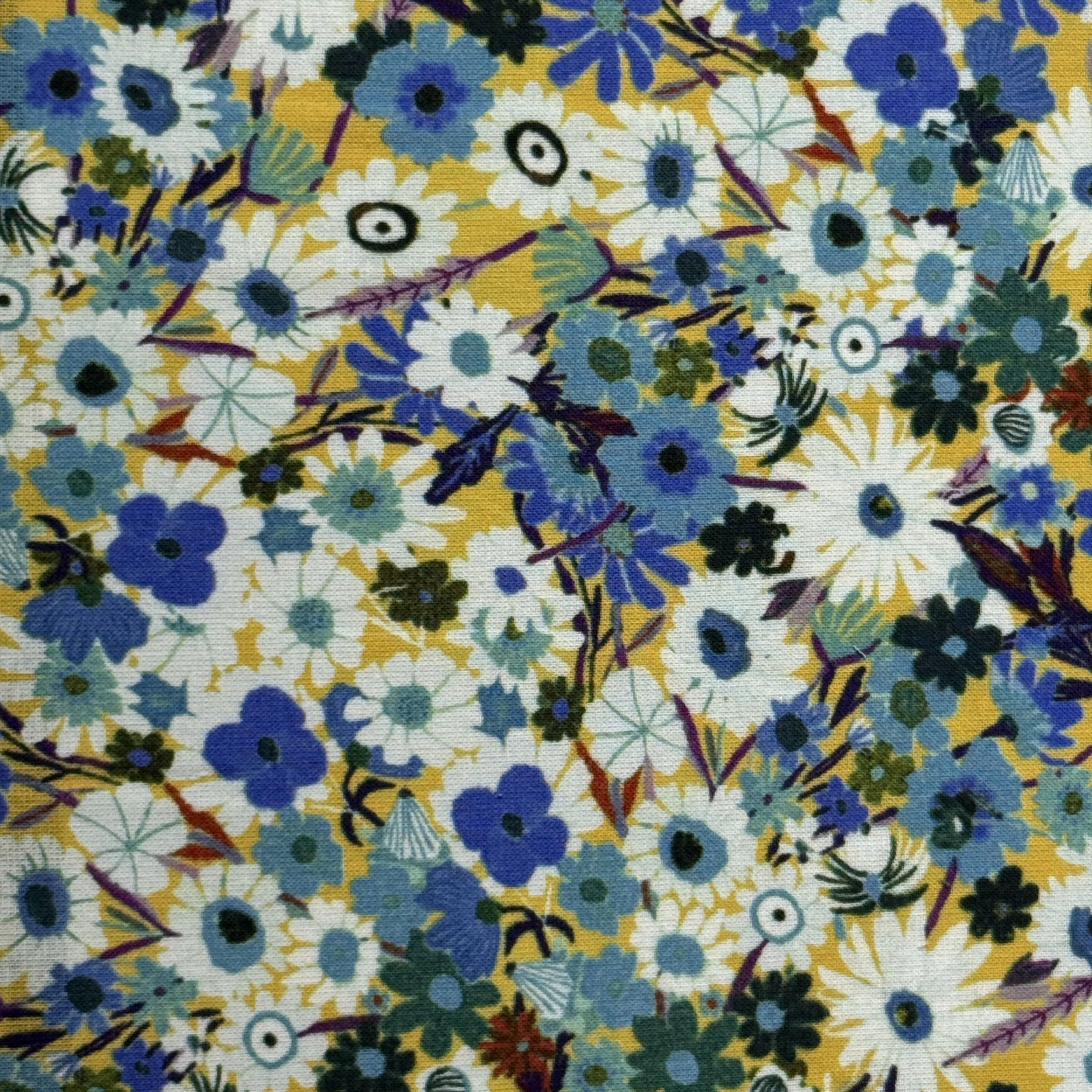 Linen Cotton Digital Print, Forest Whisper