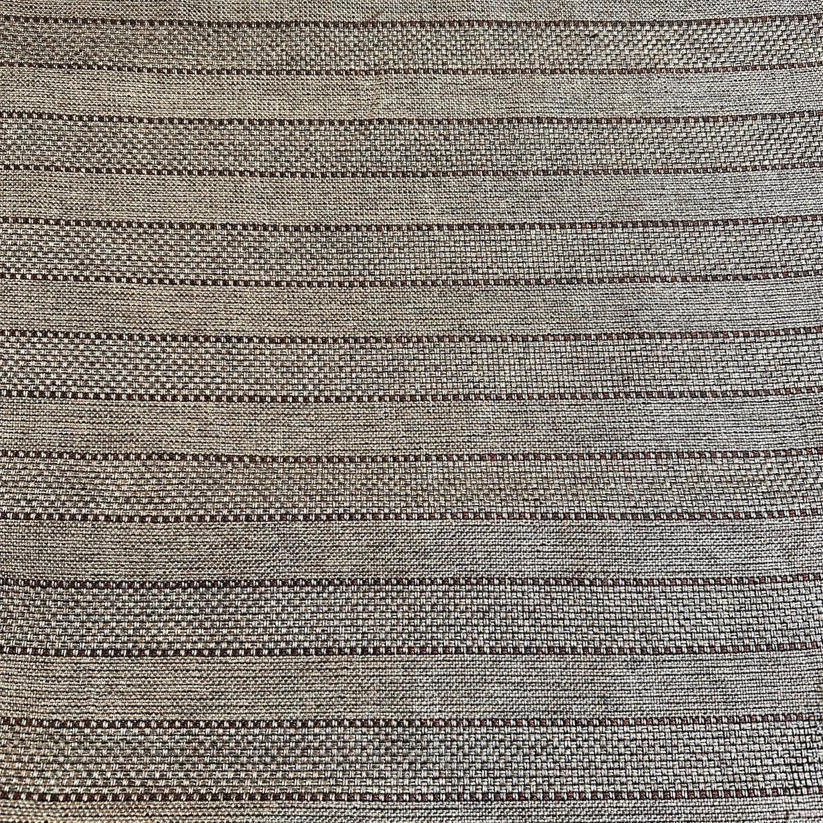 ULTIMATE CRAFT - Furnishing and Upholstery Fabric (Cream/Brown, Stripes)