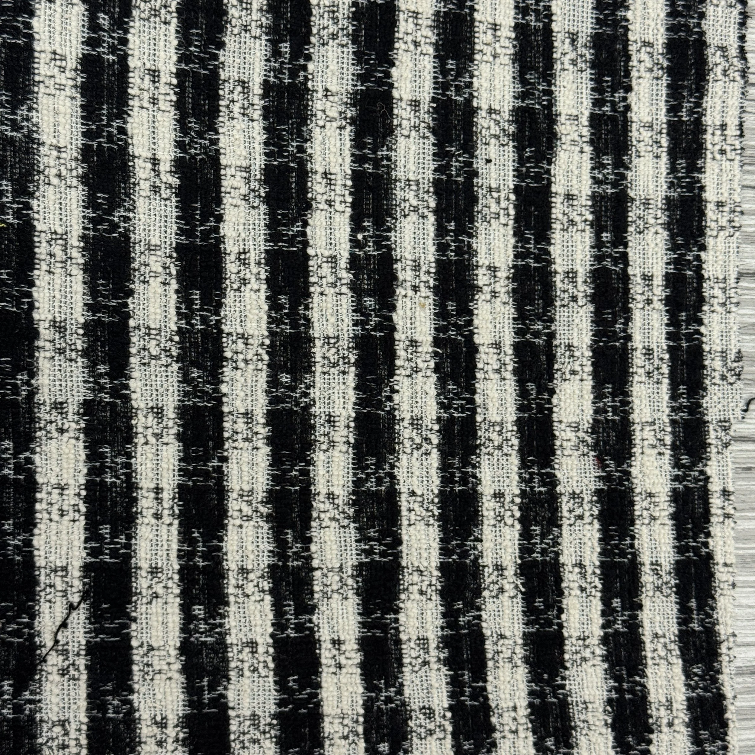 Wool Jacquard Knit - Black & White