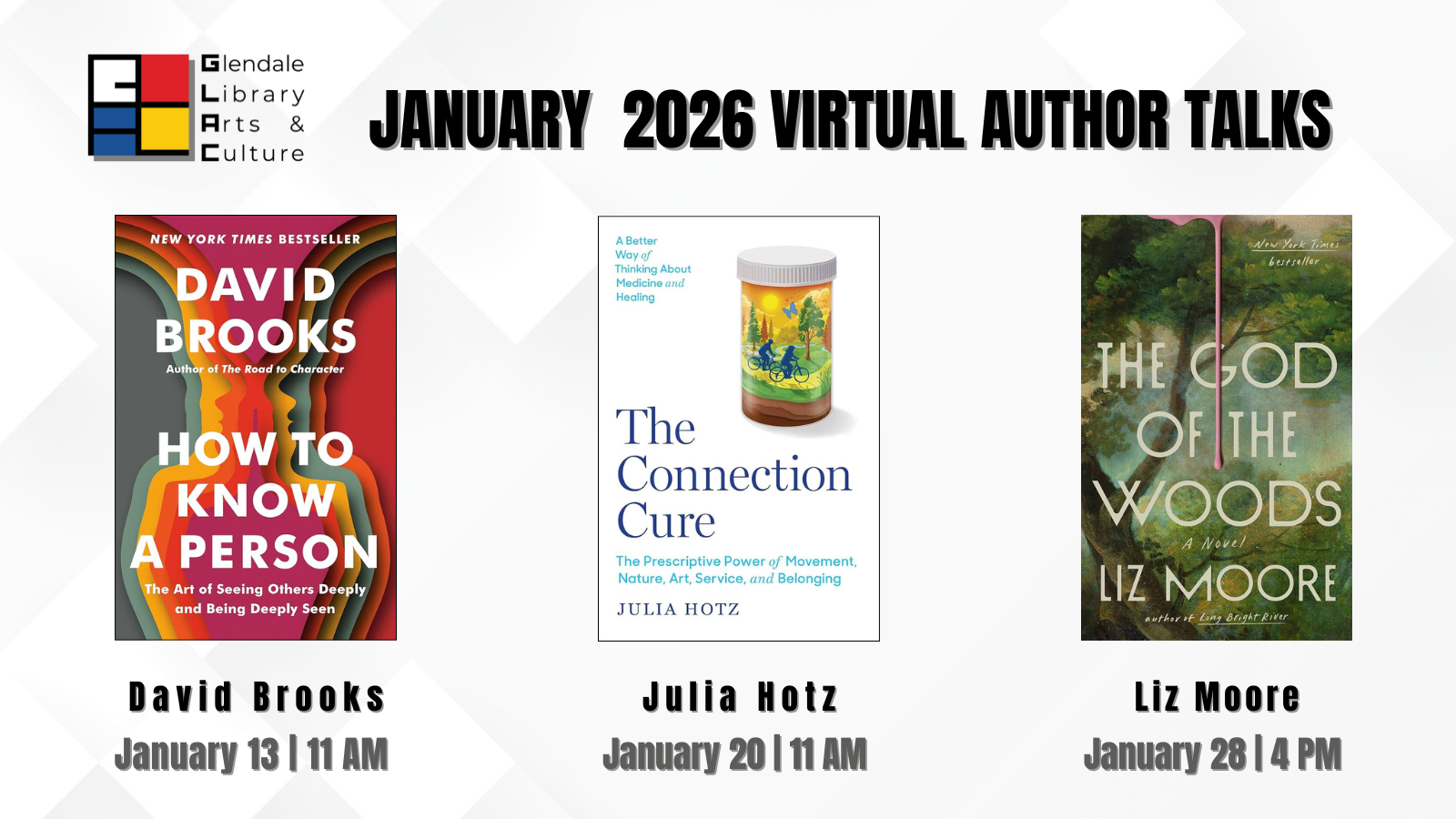 January 2026 Virtual Author Talks