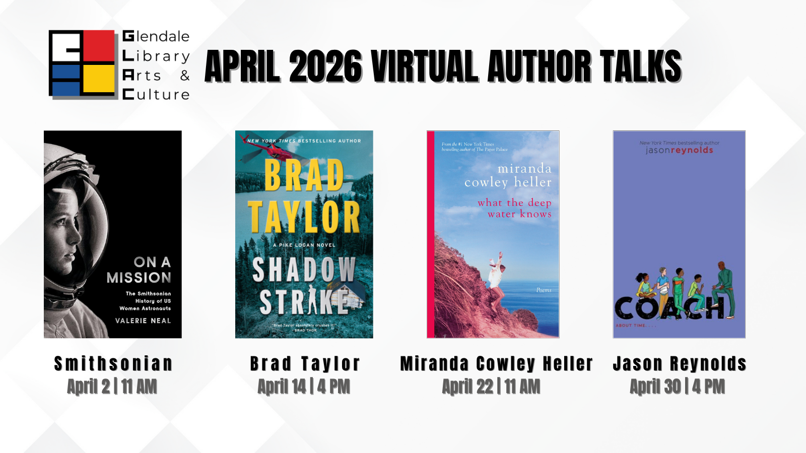 April Virtual Author Talks