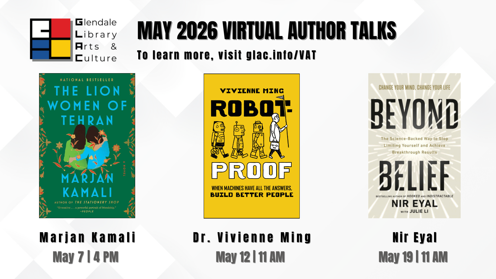 May Virtual Author Talks