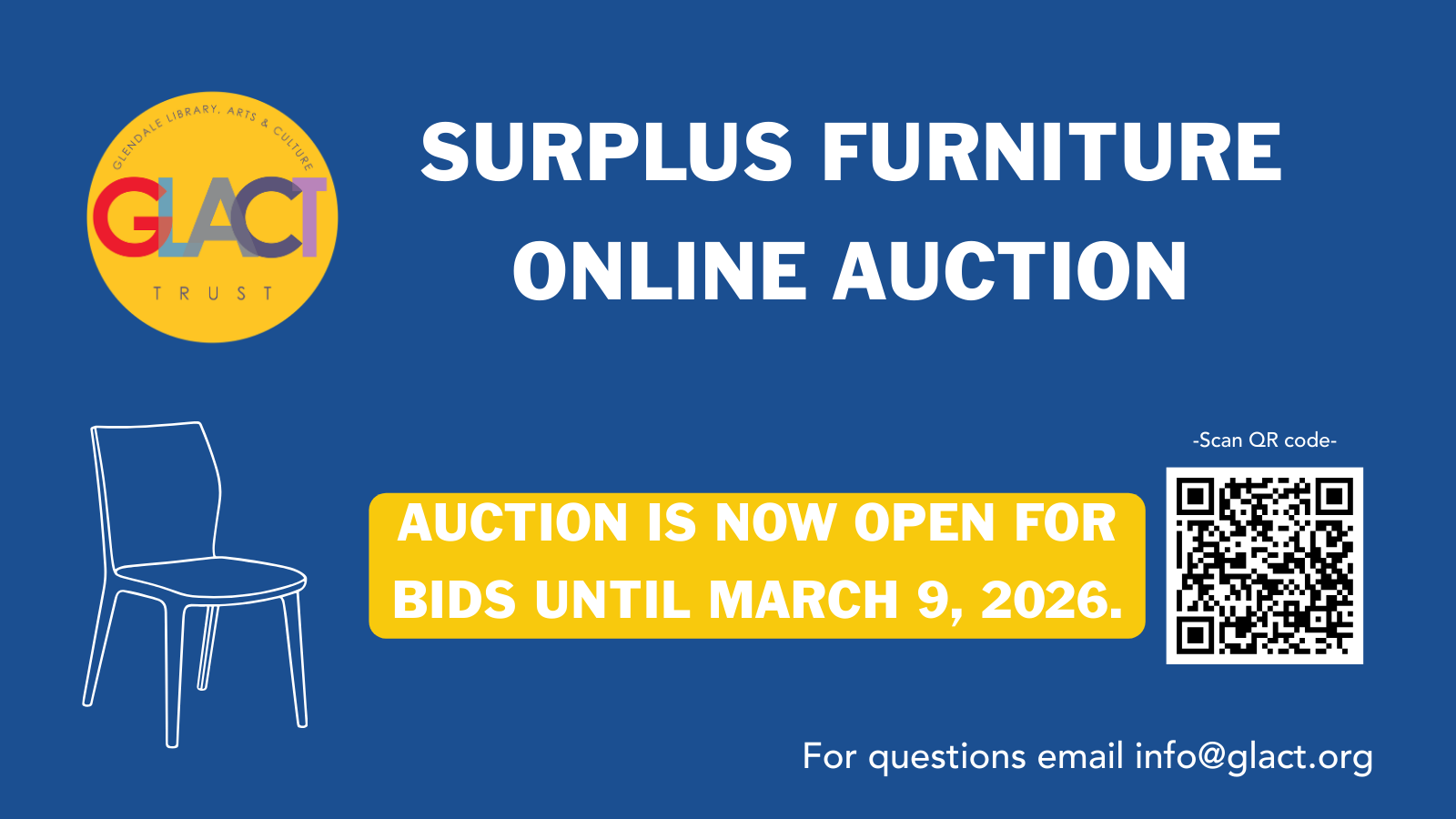 GLACT Furniture Sale