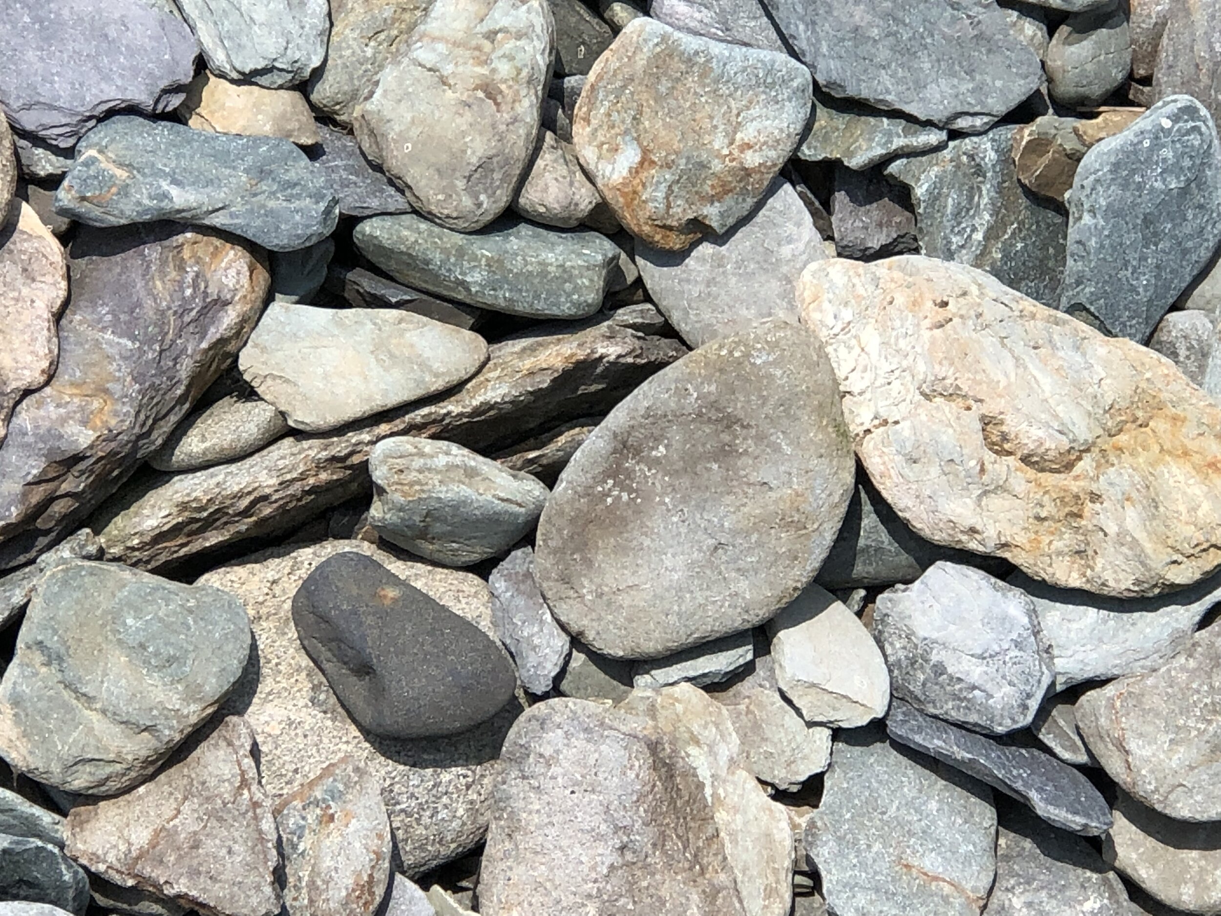 Rhythm of the Seawall Rocks. Newport