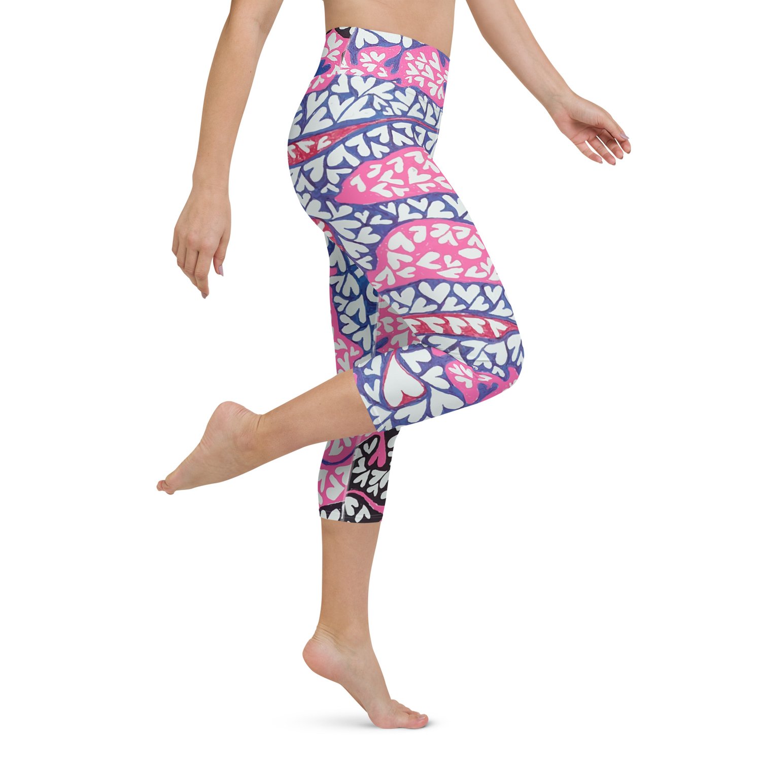 Leggings Awat Capri Blue/Off White, Ofertas em malhas e leggings de  desporto de mulher