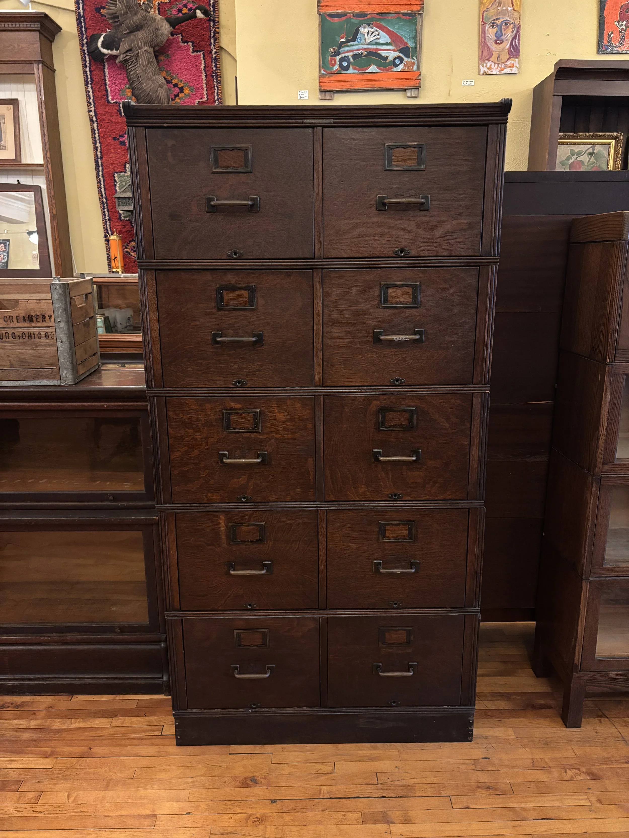Yawman and Erbe Stacking File Cabinet