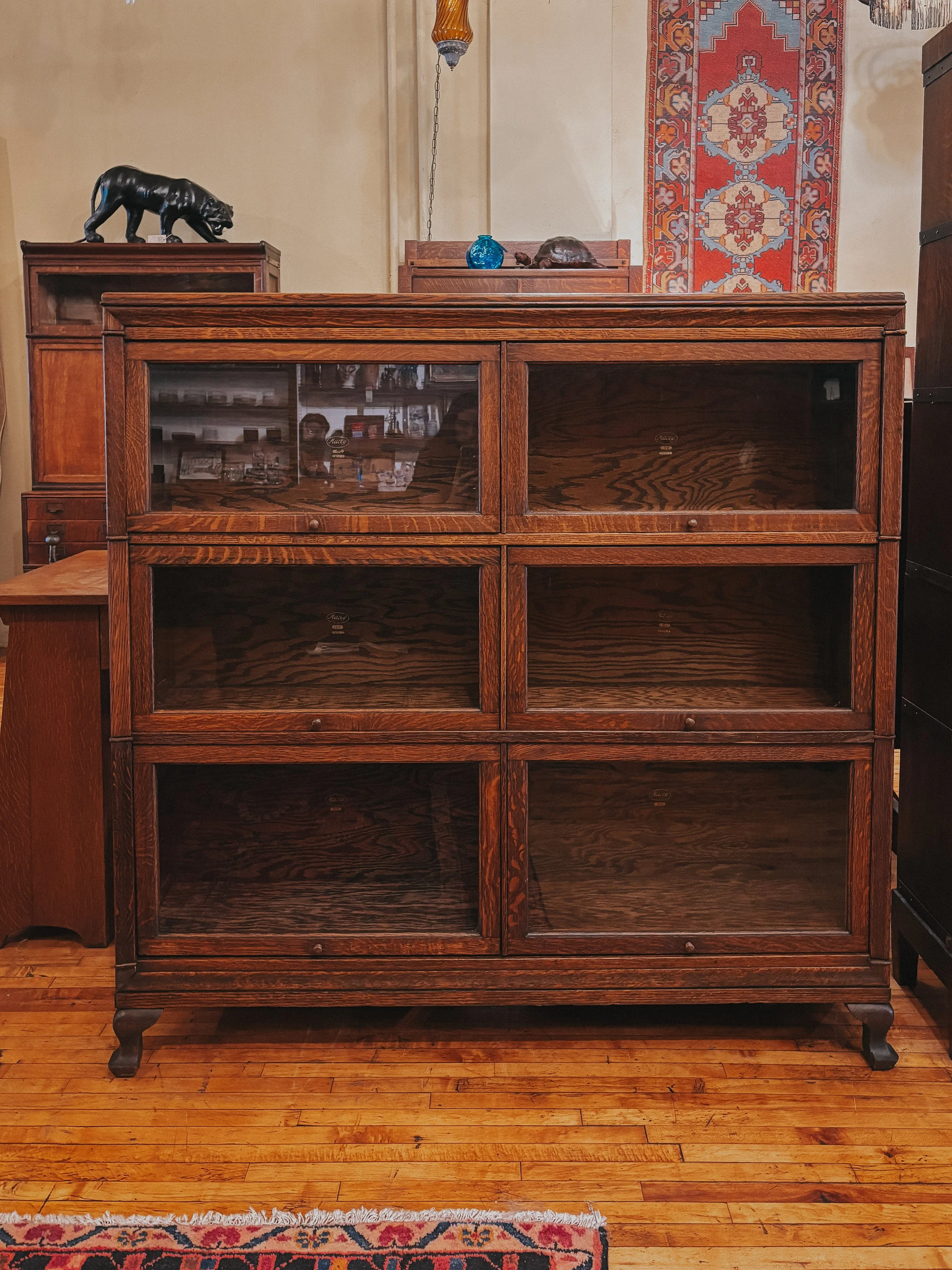 Double Macey Barrister Bookcase