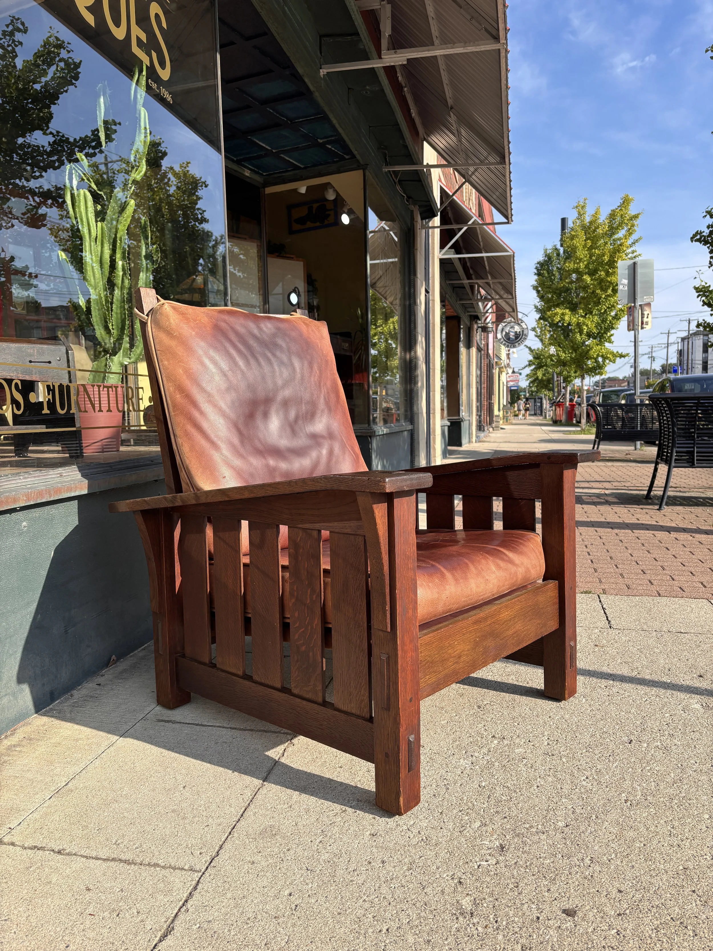 Dark Academia reading chair