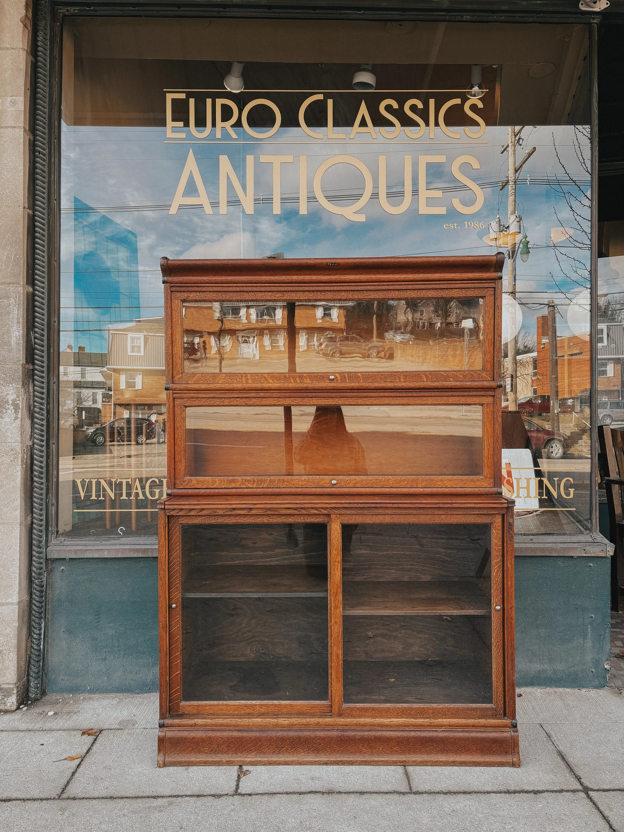 Rare Globe Wernicke Barrister Bookcase – Extra-Large Footprint