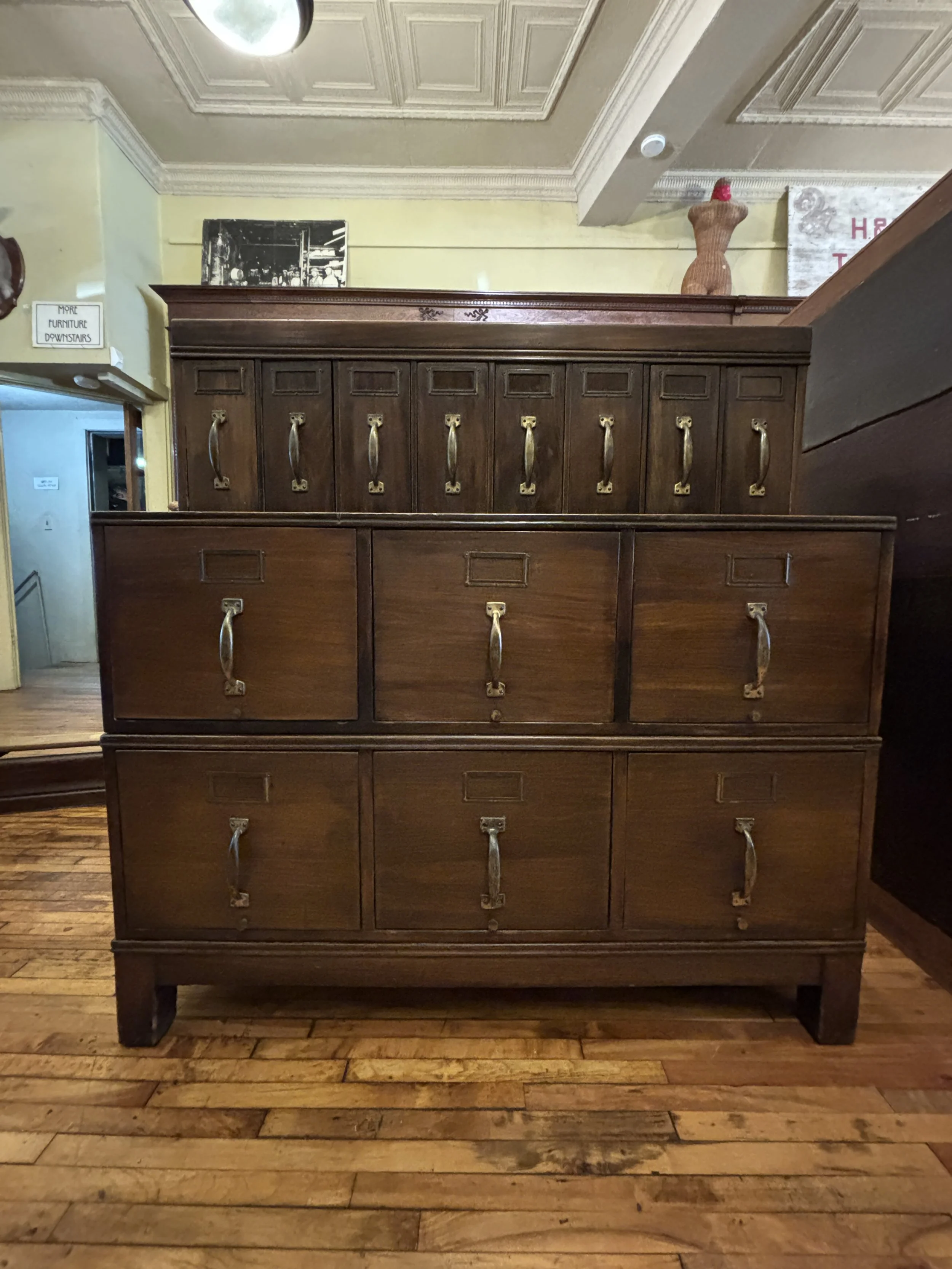 Antique Stacking File cabinet
