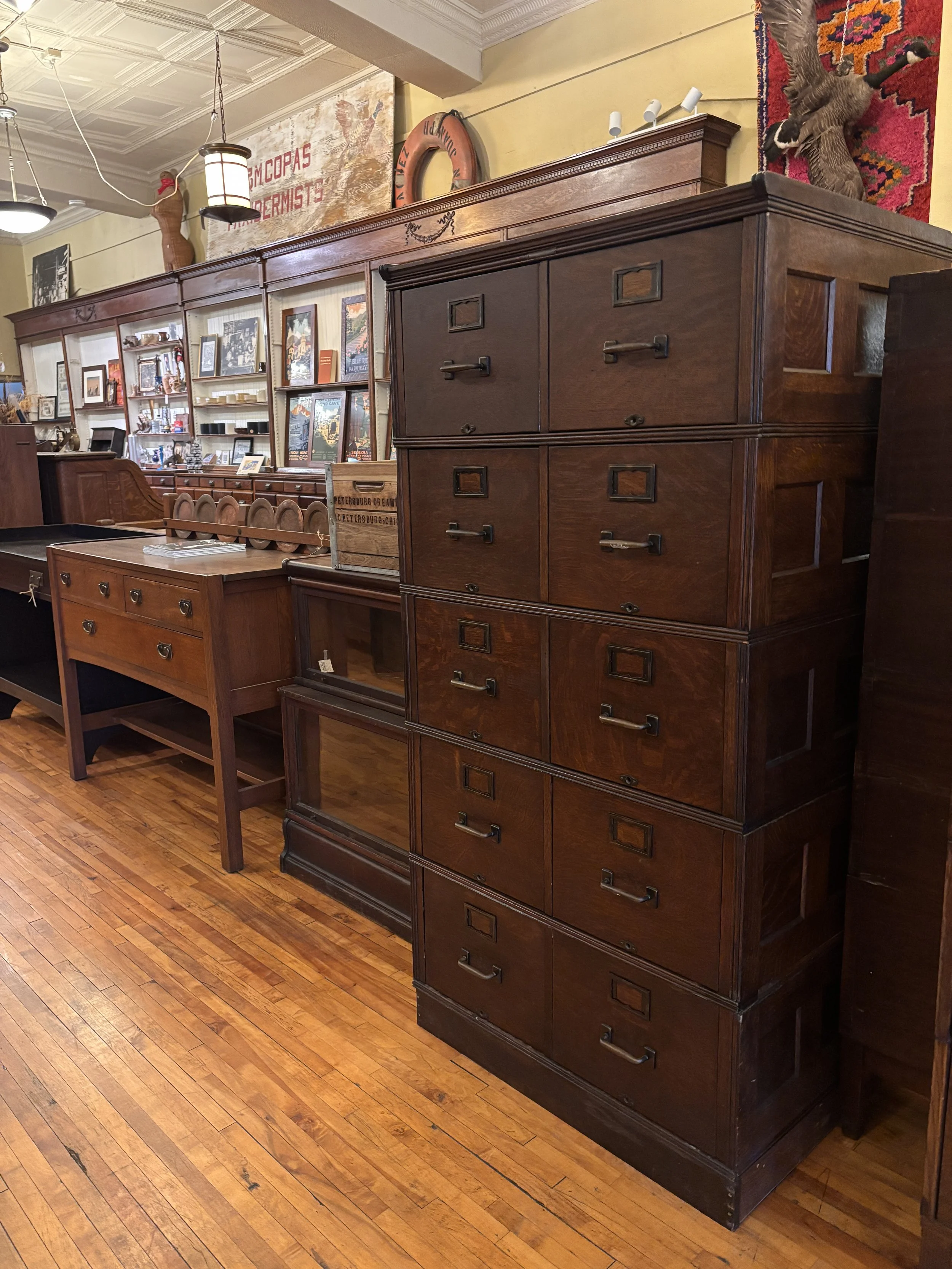 Antique File Cabinet Quarter sawn oak