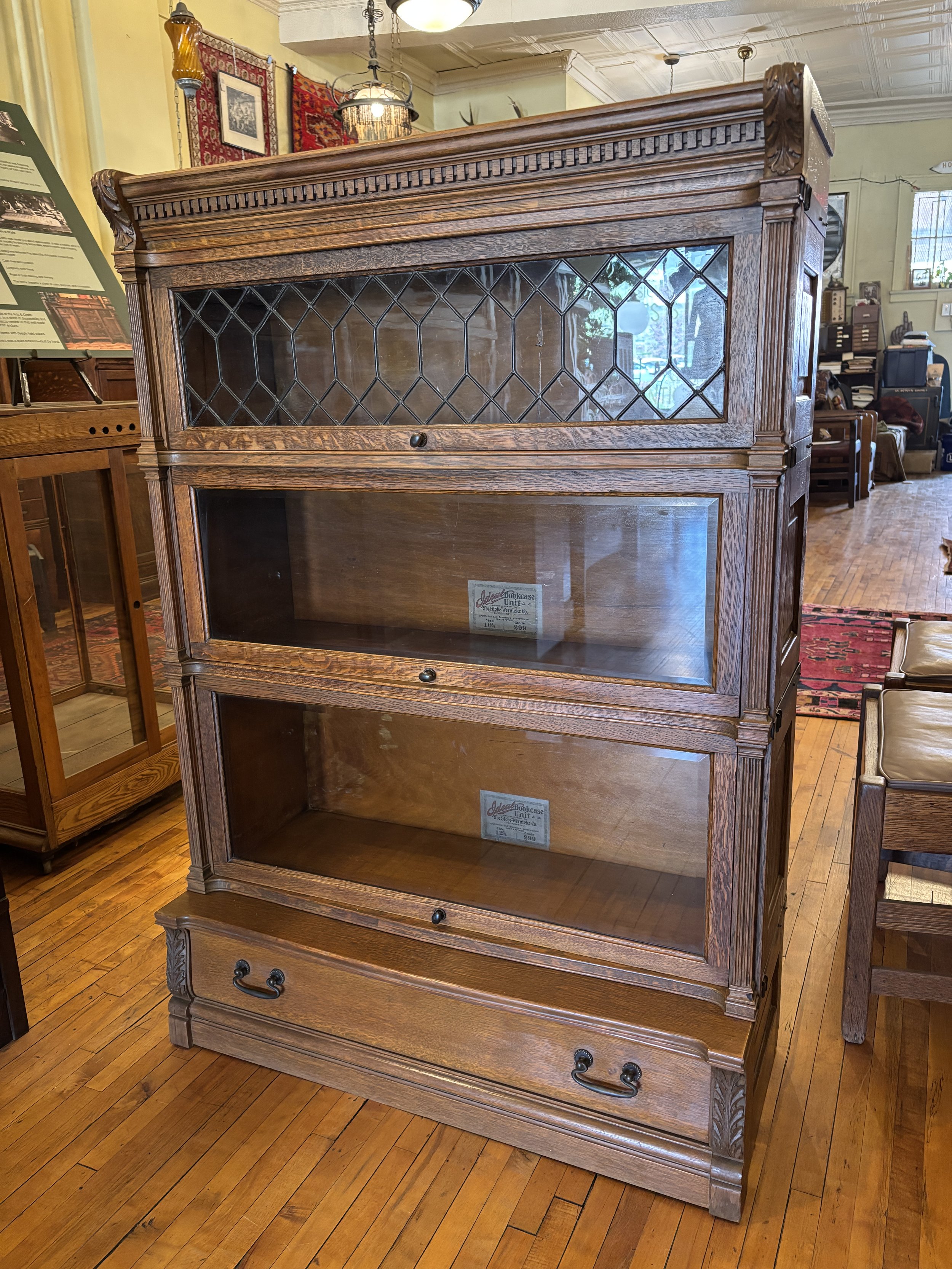 Ideal Globe Wernicke Barrister Bookcase