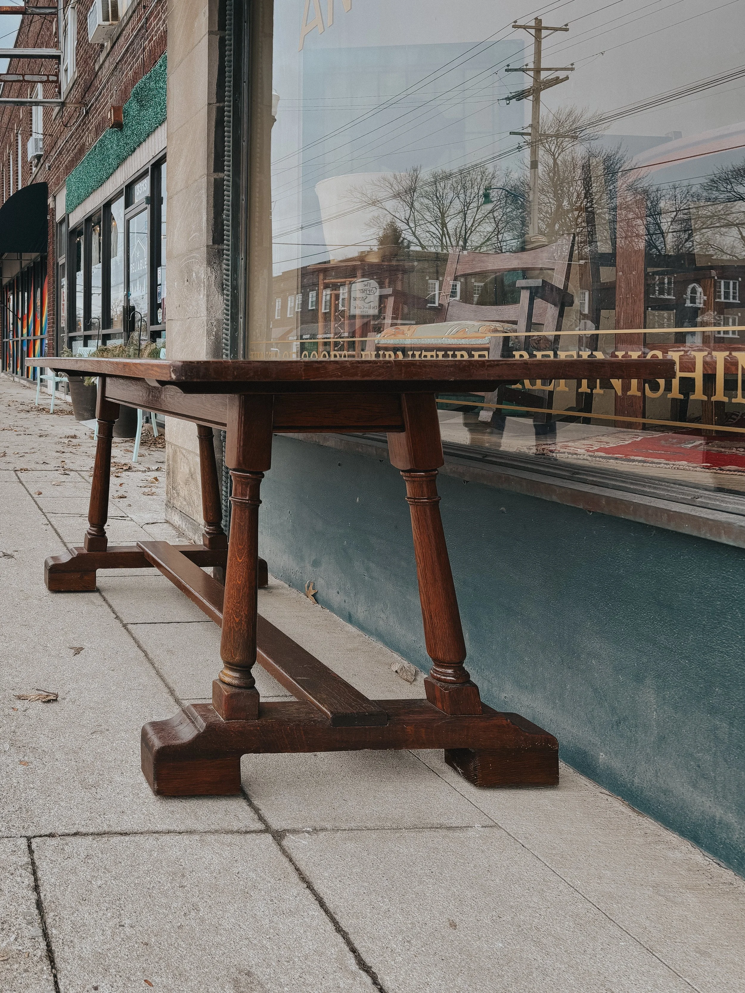 Antique Oak Dining Table
