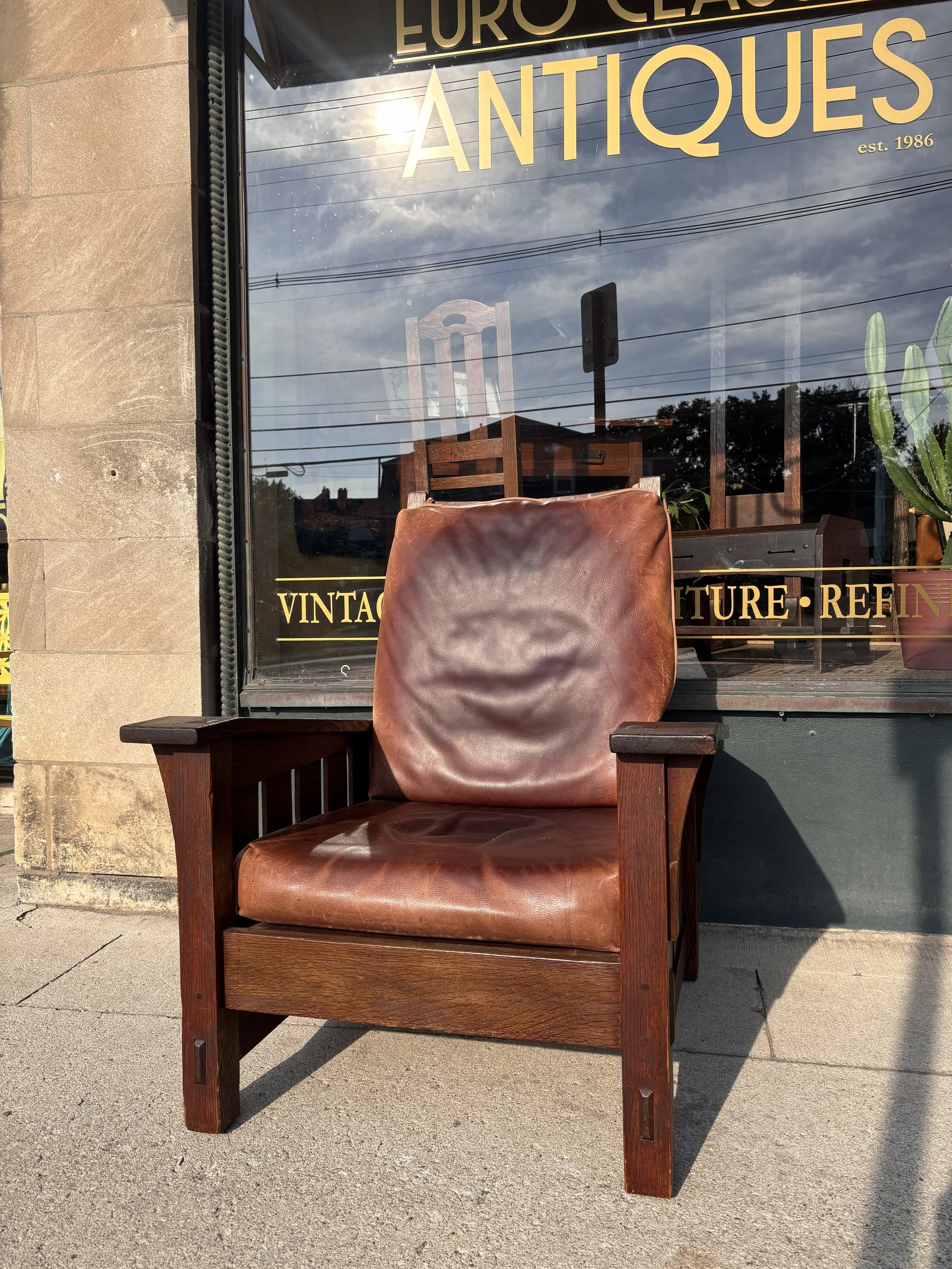 Gustav Stickley Morris Chair #369