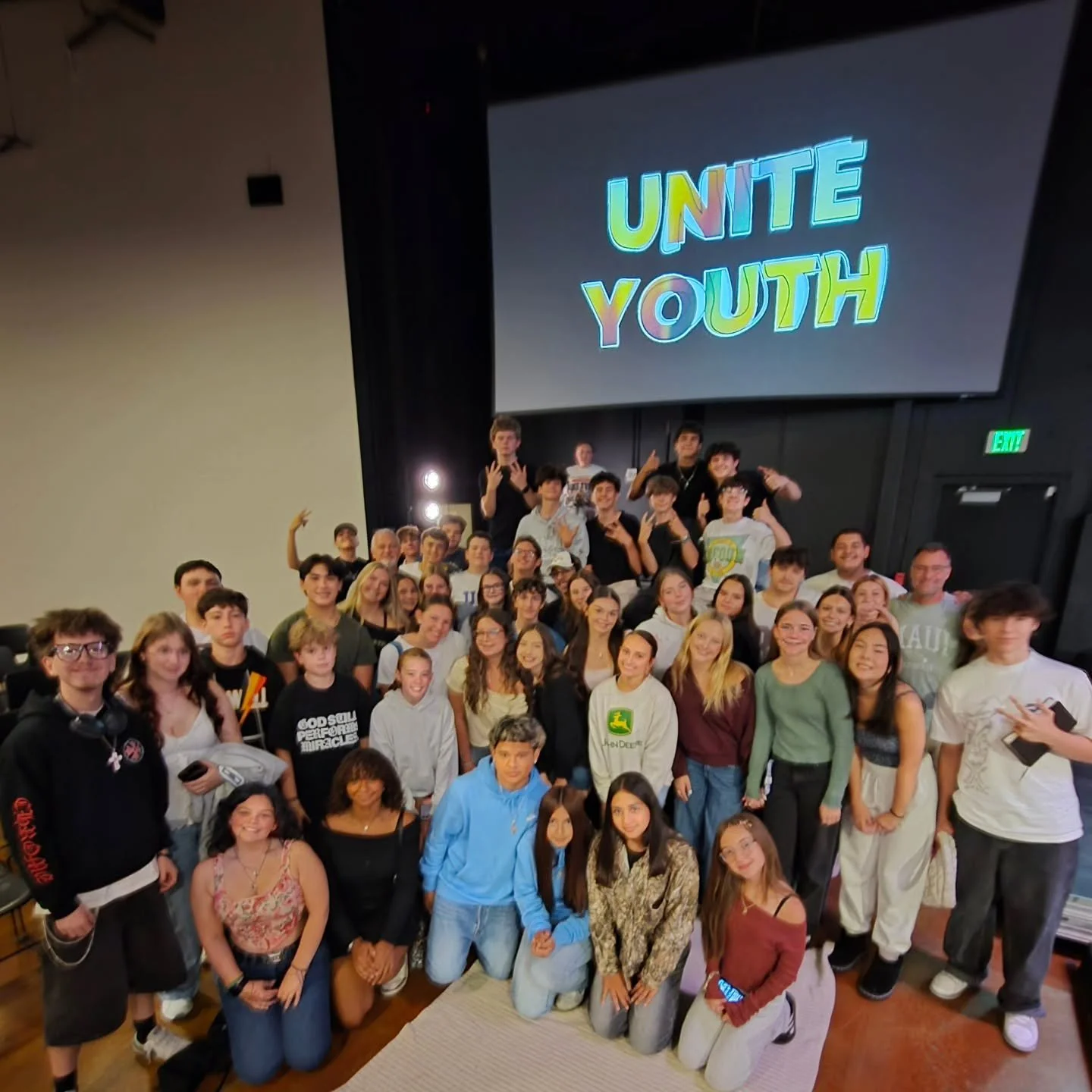 60+ Westside Students showed up to this years Unite Youth. Westside students on the move for God.